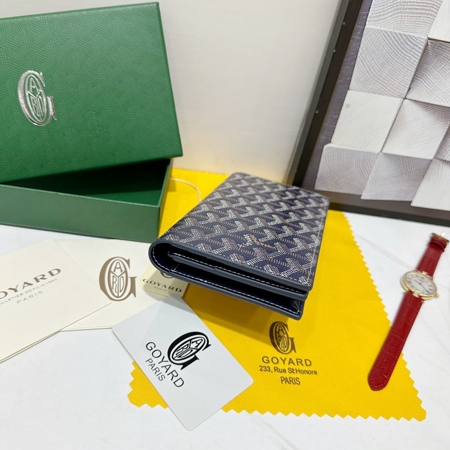 Goyard Blue Wallet 98166