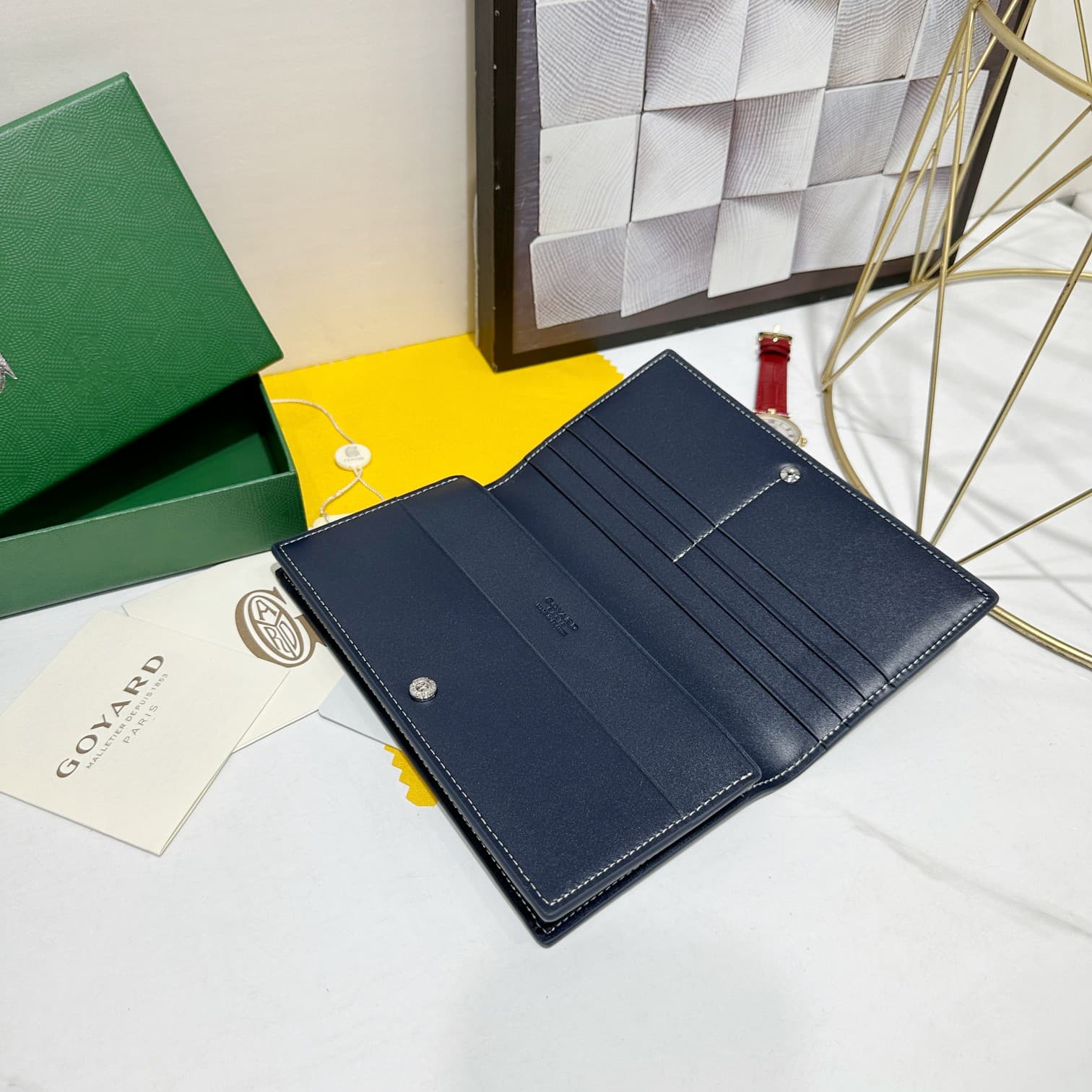 Goyard Blue Wallet 98166