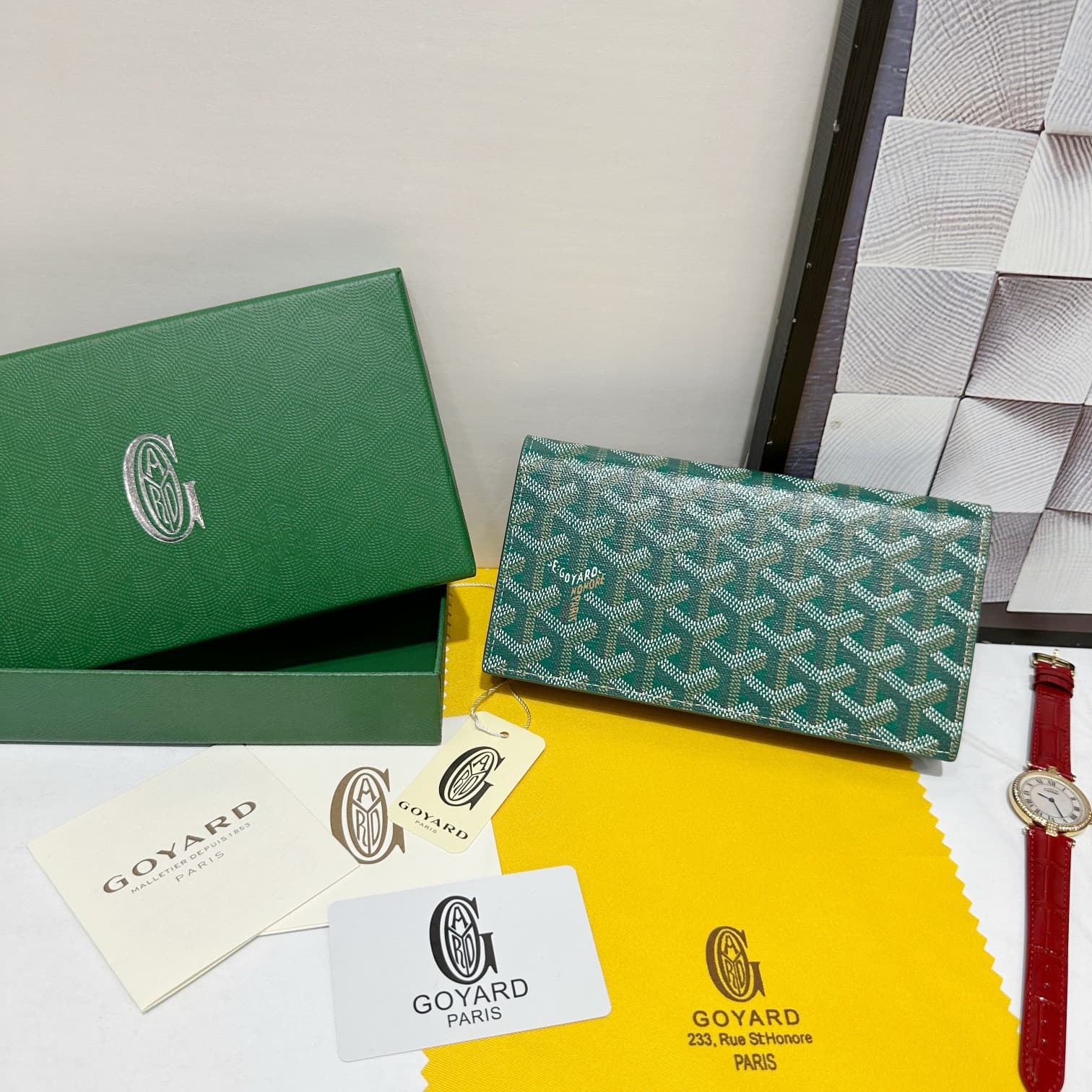 Goyard Green Wallet 98166