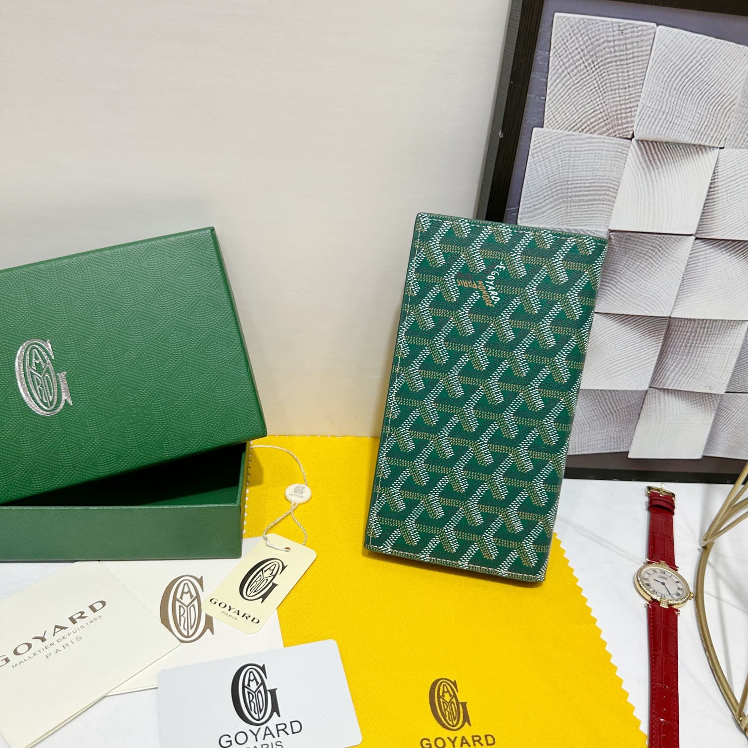 Goyard Green Wallet 98166