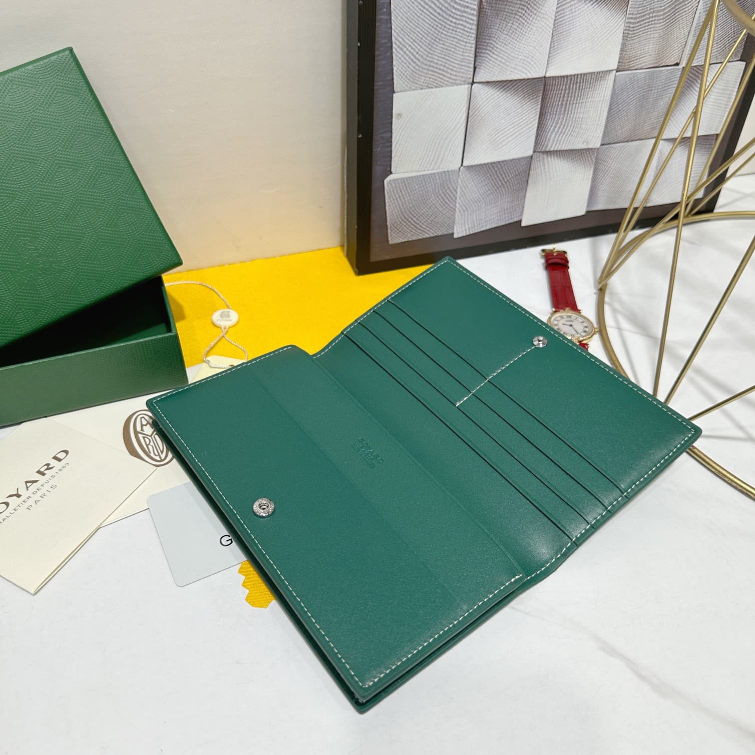 Goyard Green Wallet 98166