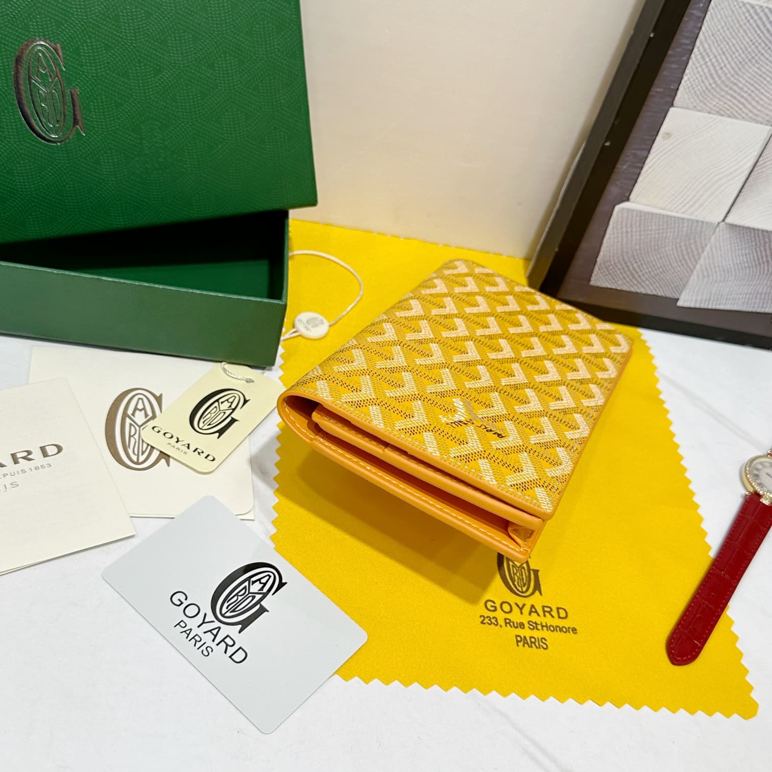Goyard Yellow Wallet 98166