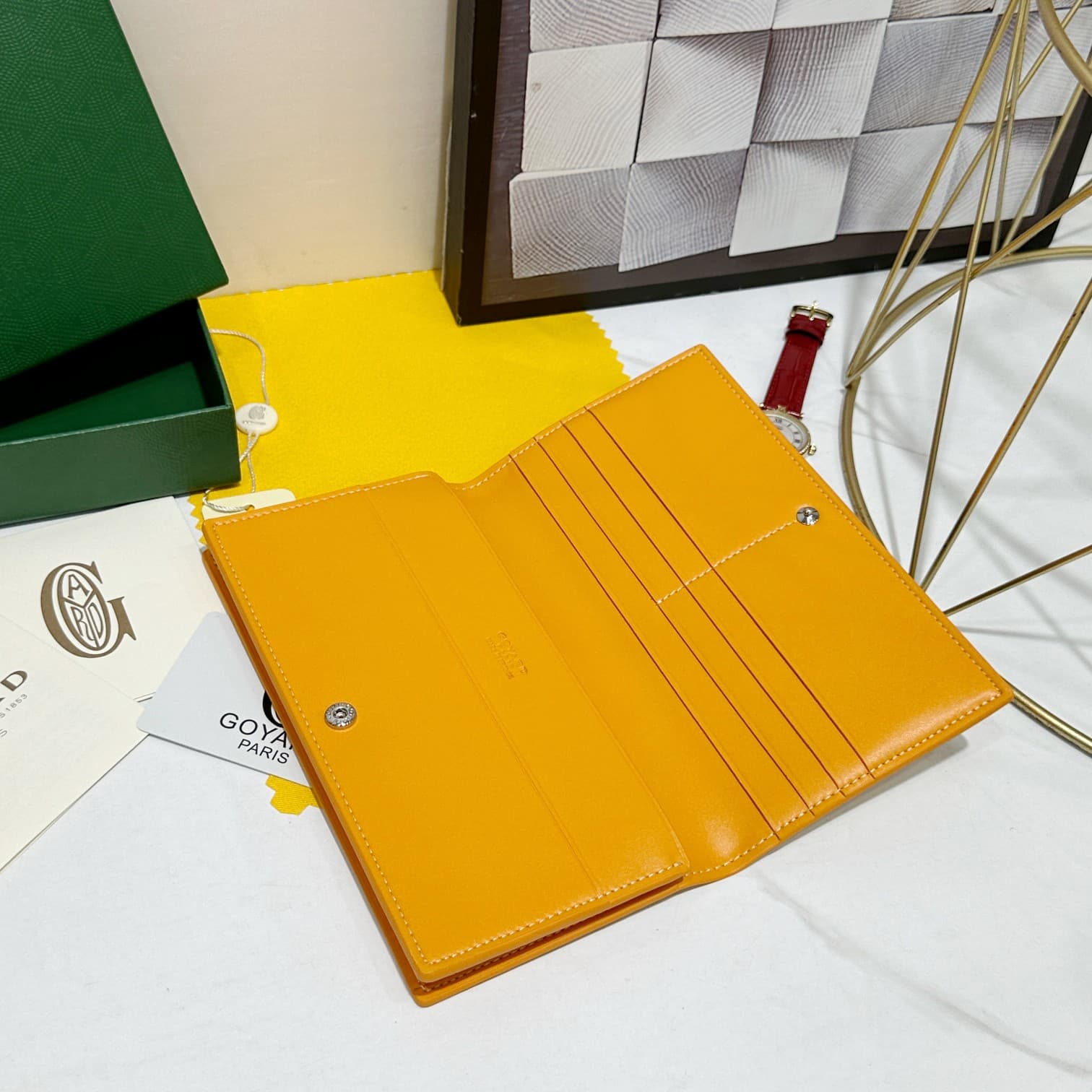 Goyard Yellow Wallet 98166