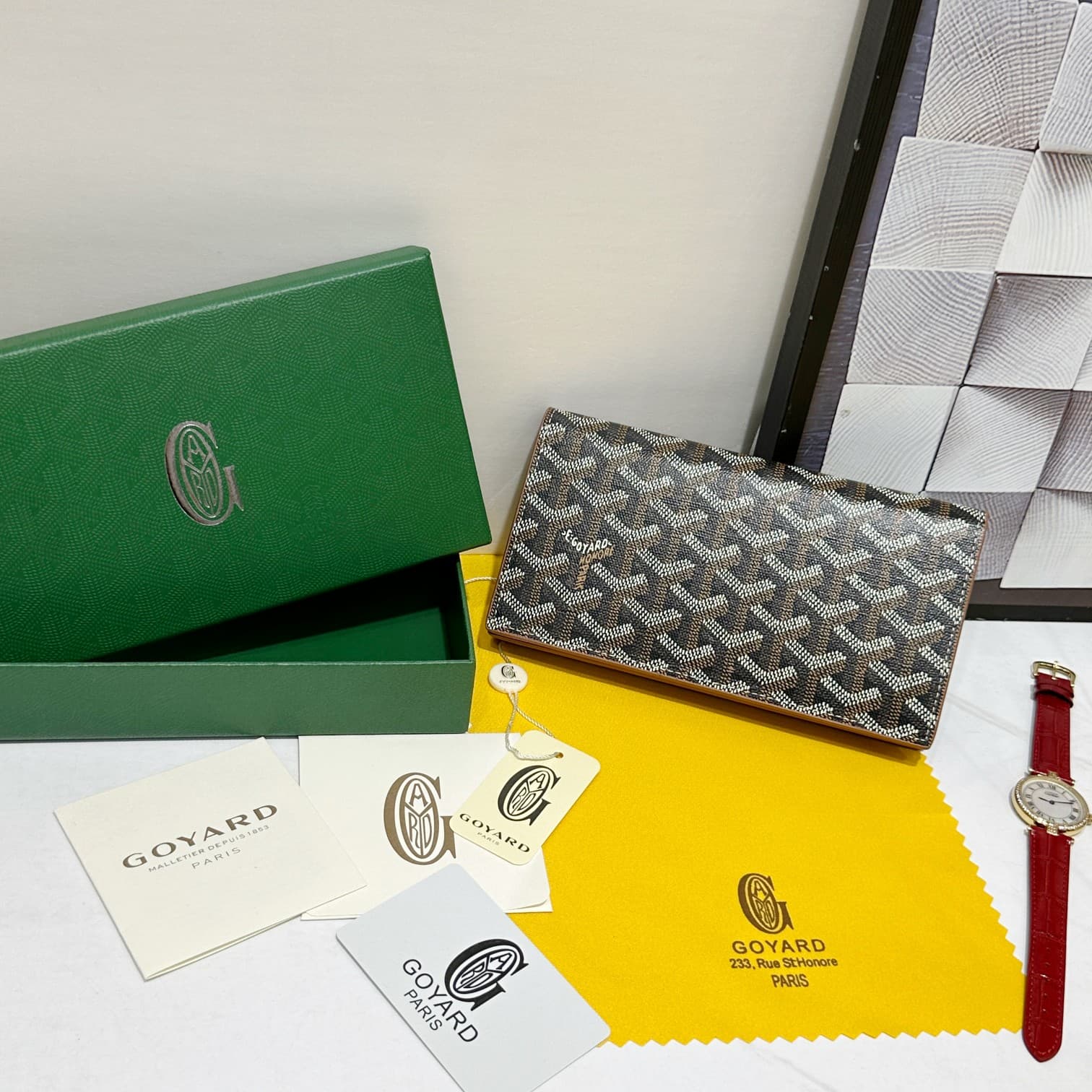 Goyard Black Wallet 98166