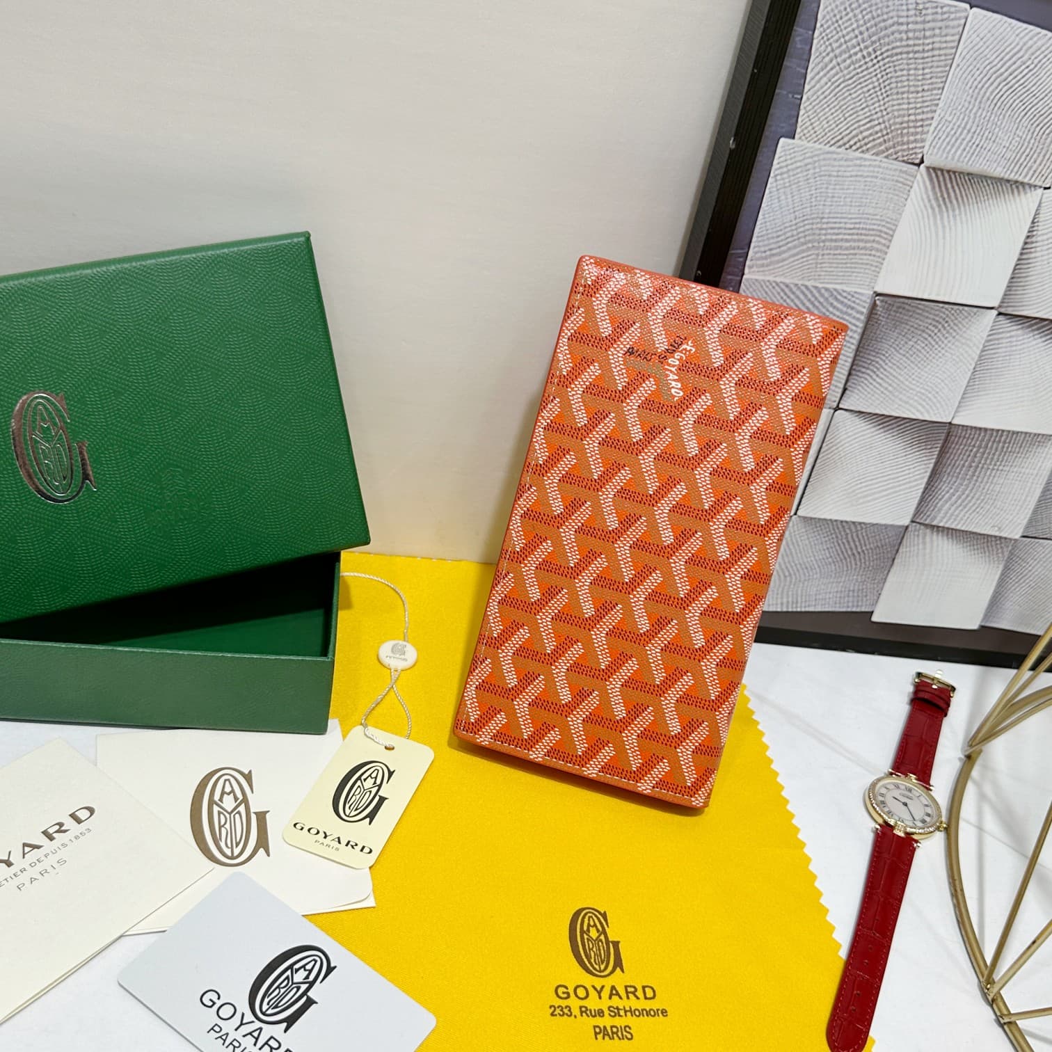 Goyard Orange Wallet 98166