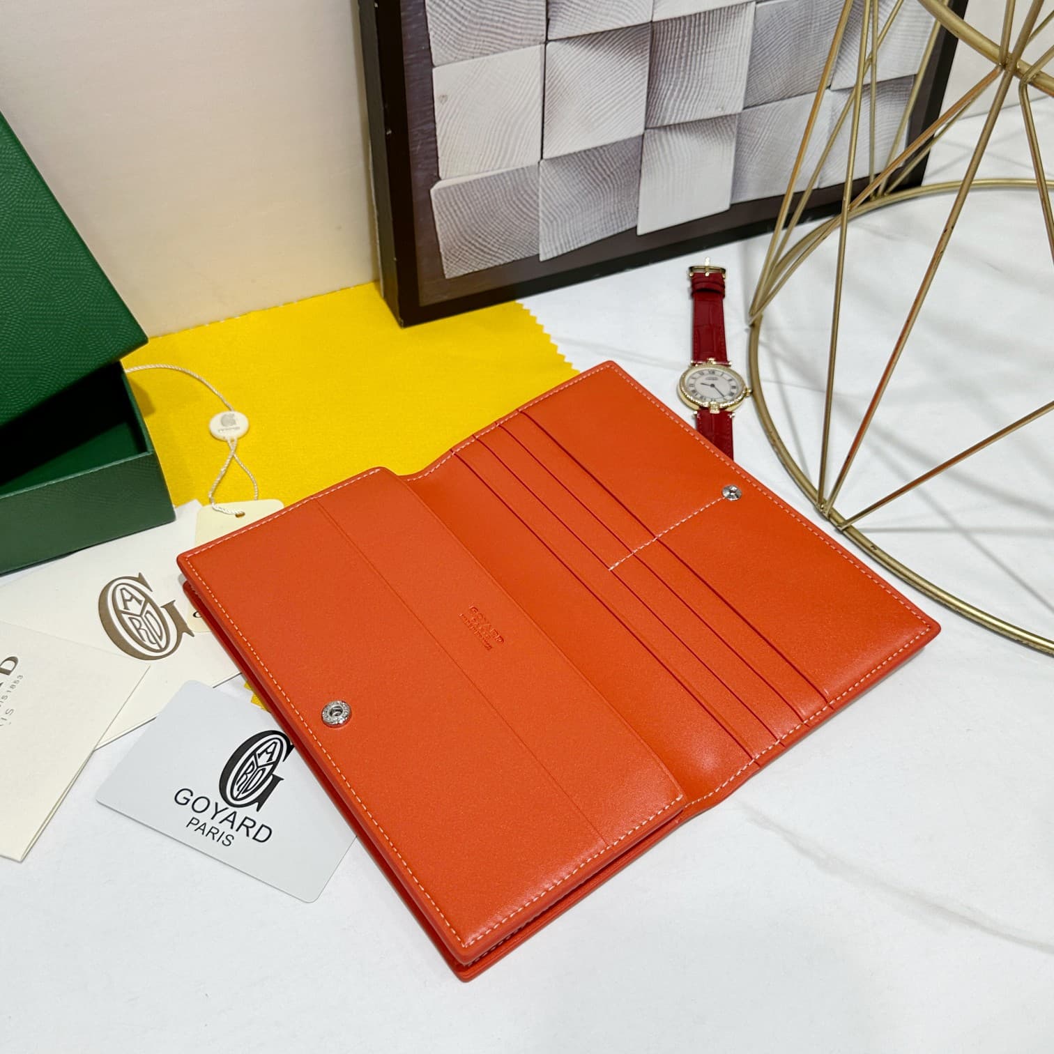Goyard Orange Wallet 98166