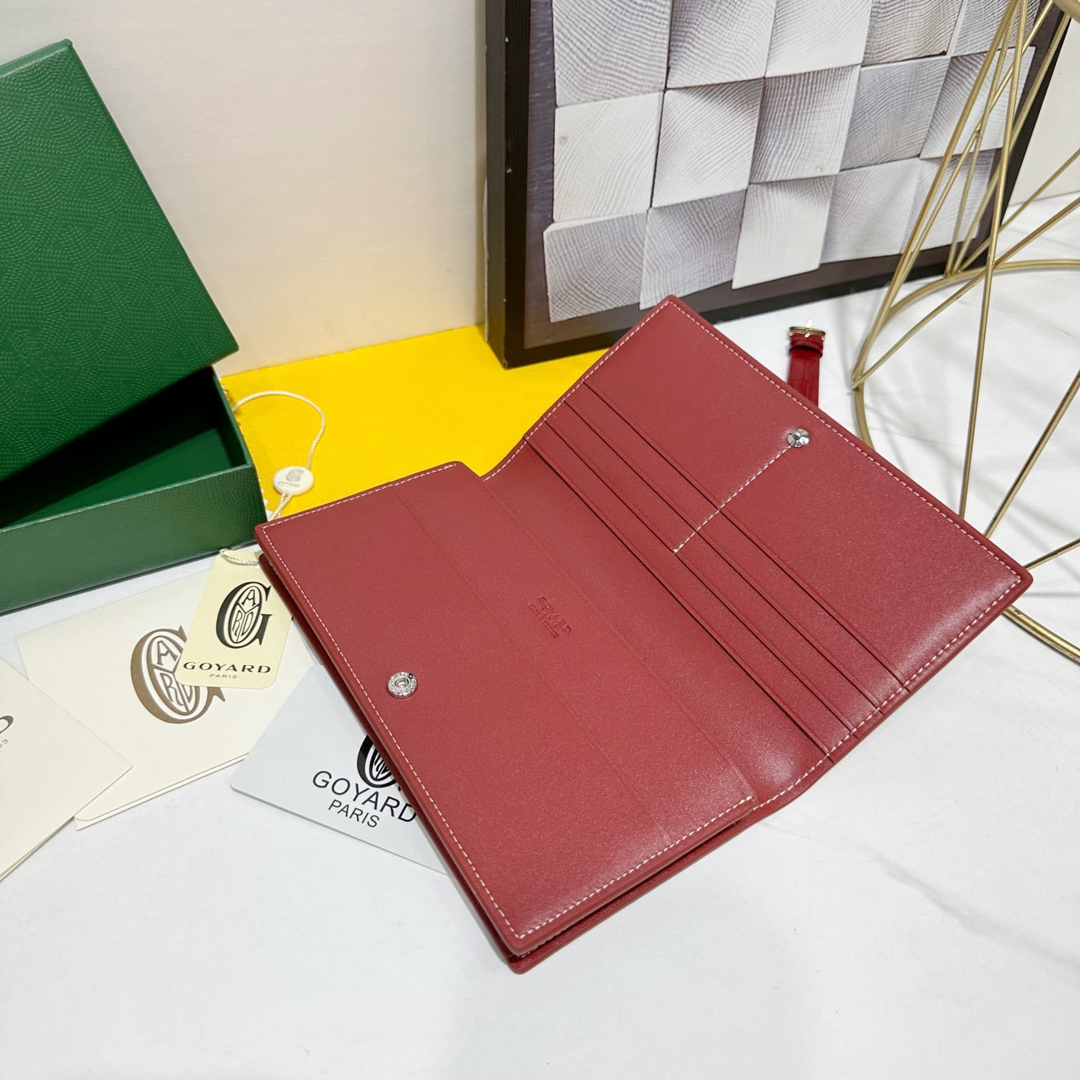 Goyard Red Wallet 98166