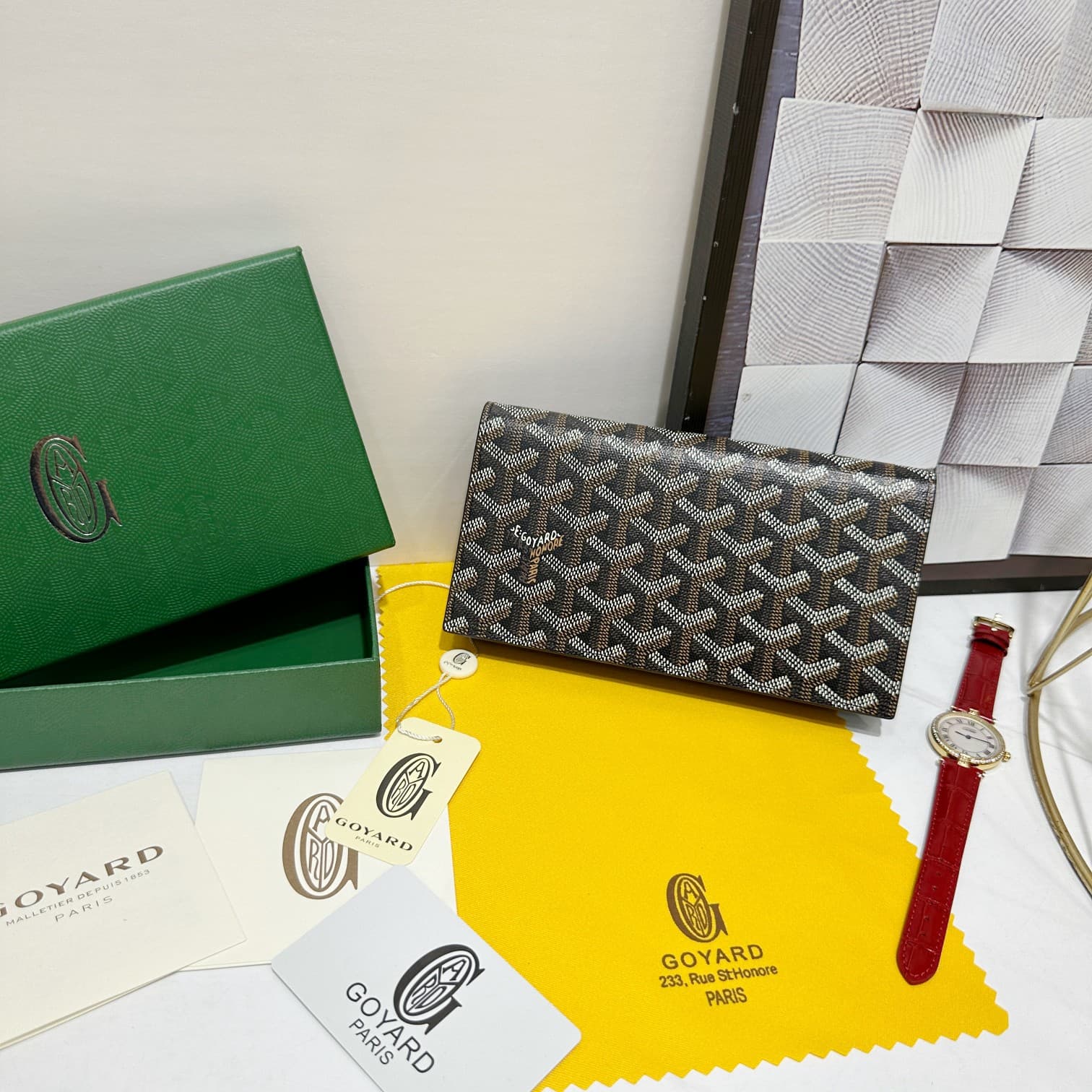 Goyard Black Wallet 98166
