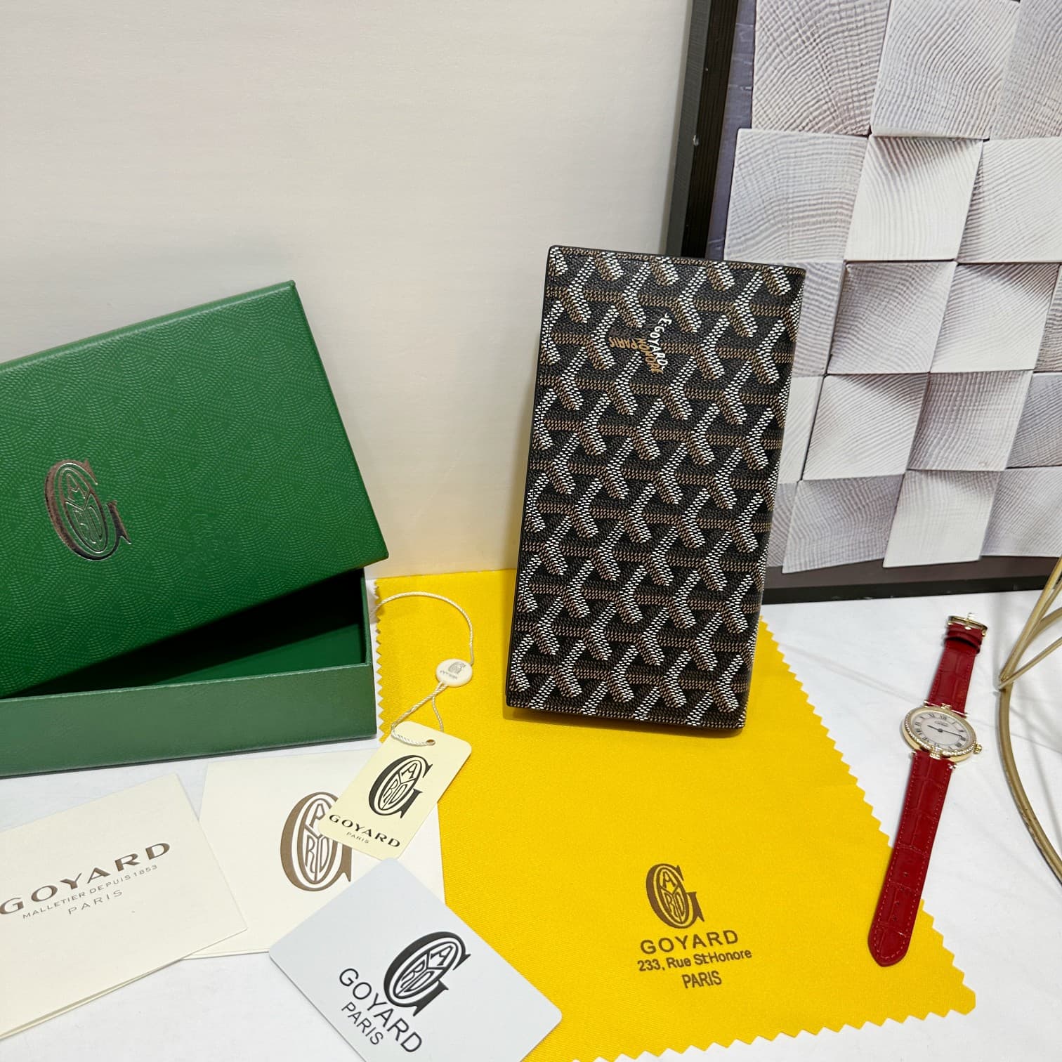 Goyard Black Wallet 98166