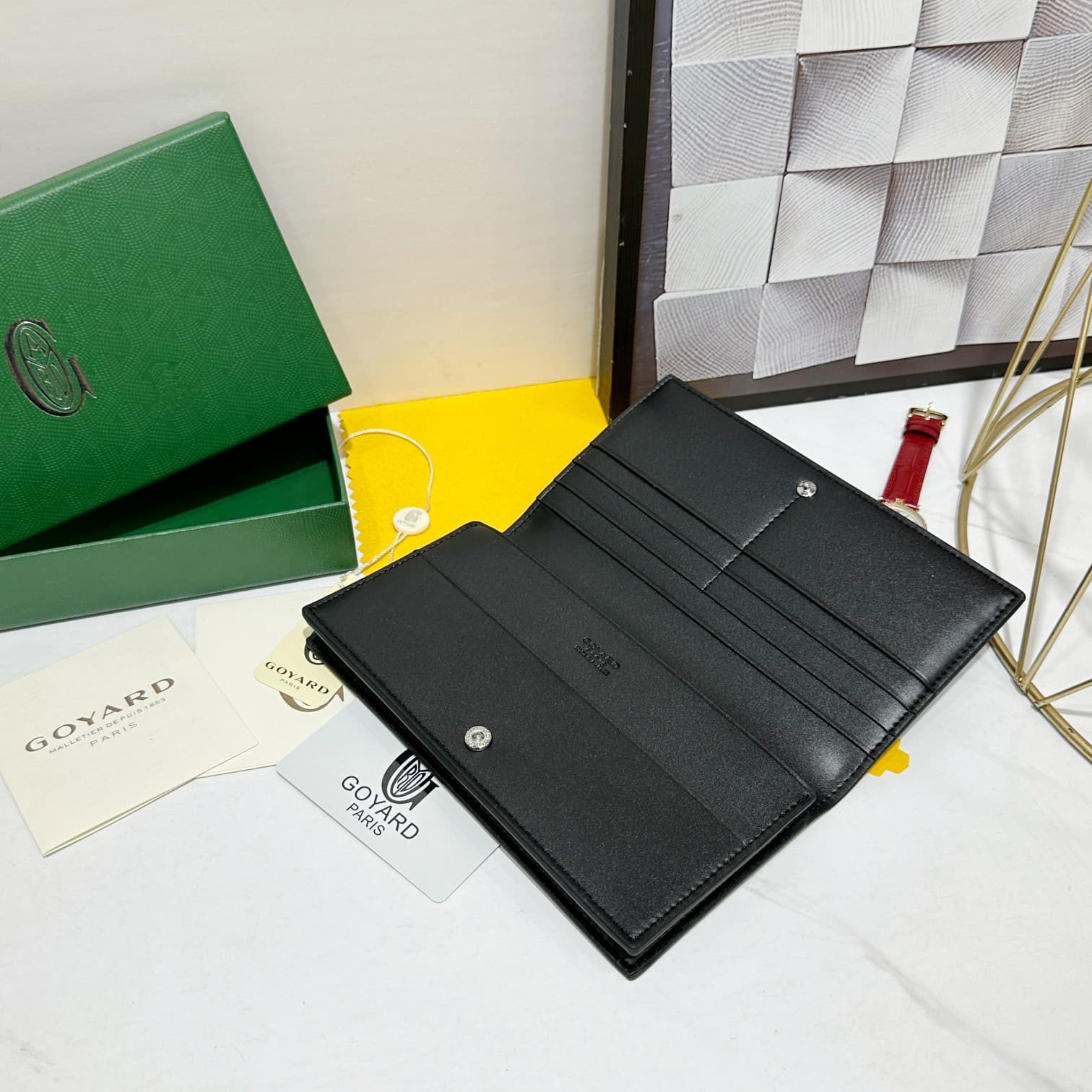 Goyard Black Wallet 98166