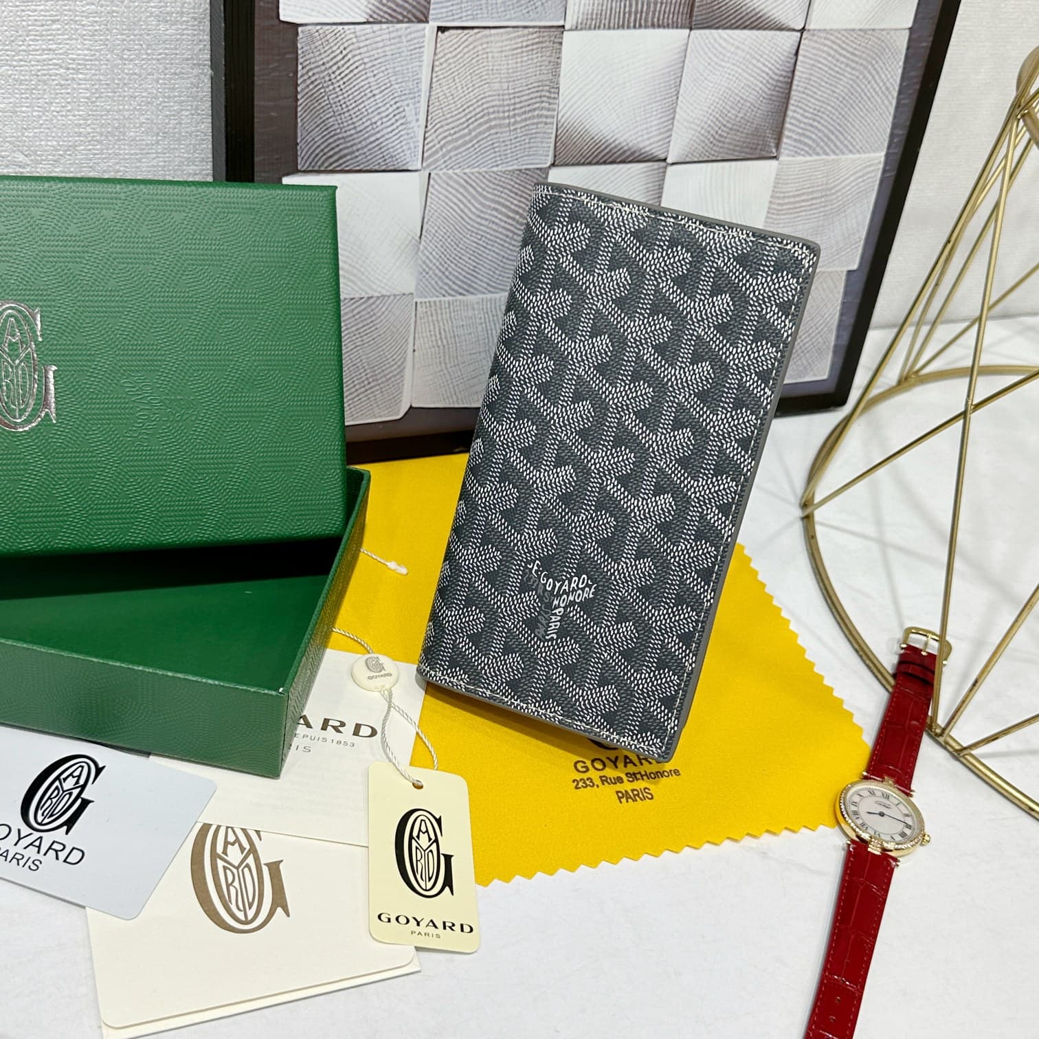 Goyard Grey Wallet 98029