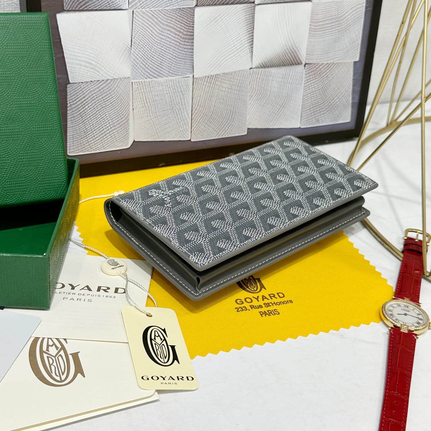 Goyard Grey Wallet 98029