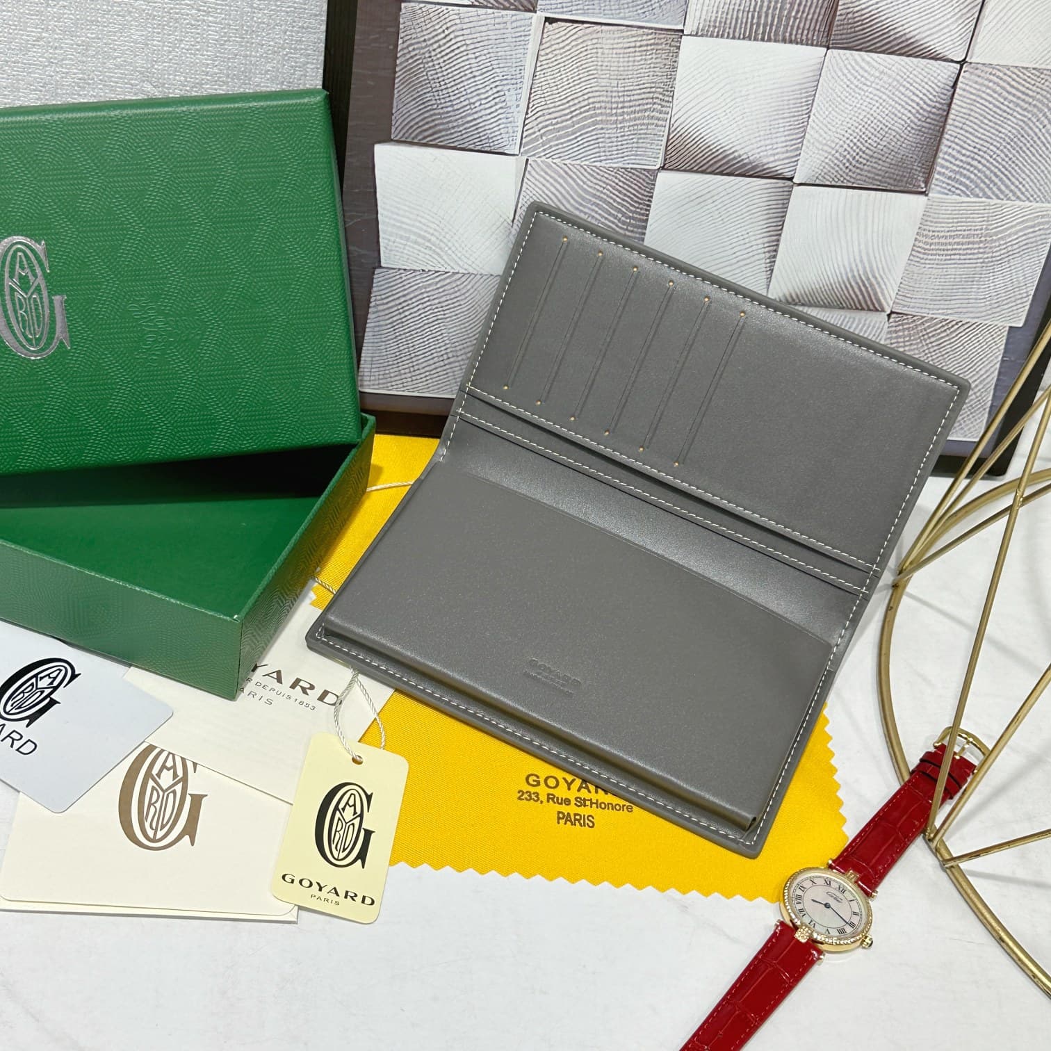 Goyard Grey Wallet 98029