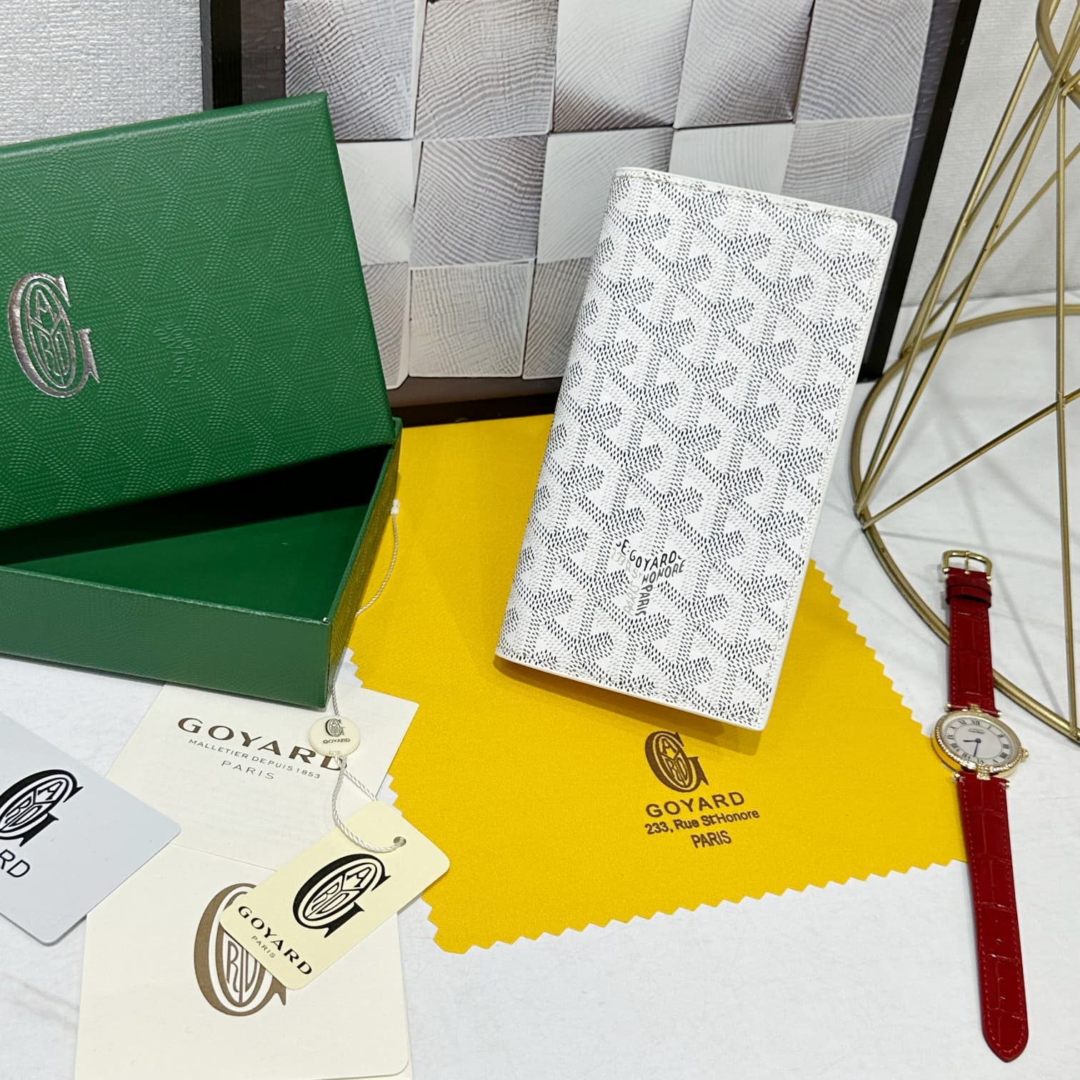 Goyard White Wallet 98029