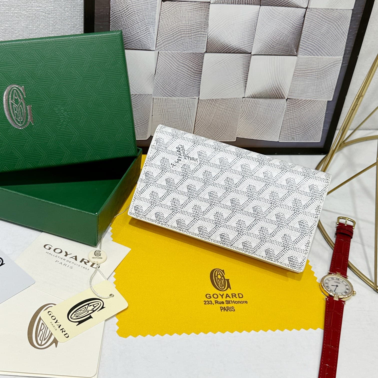 Goyard White Wallet 98029