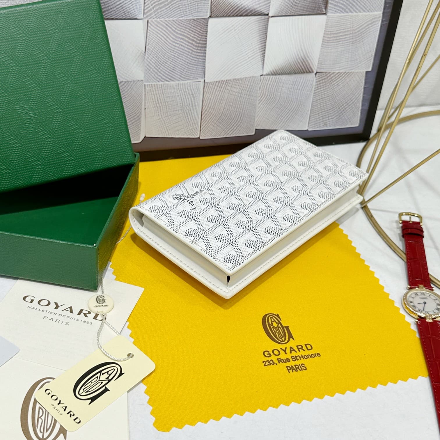 Goyard White Wallet 98029