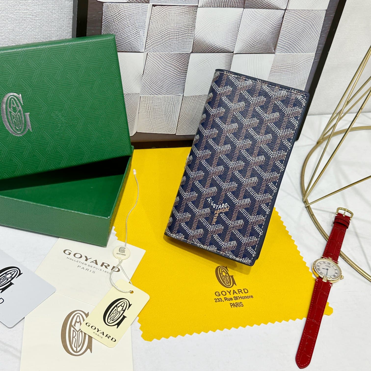 Goyard Blue Wallet 98029