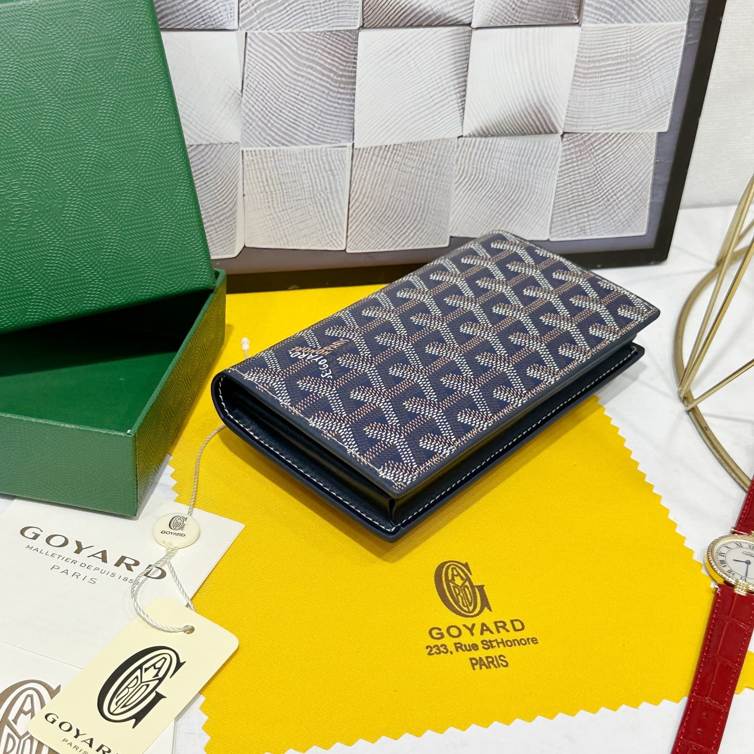 Goyard Blue Wallet 98029
