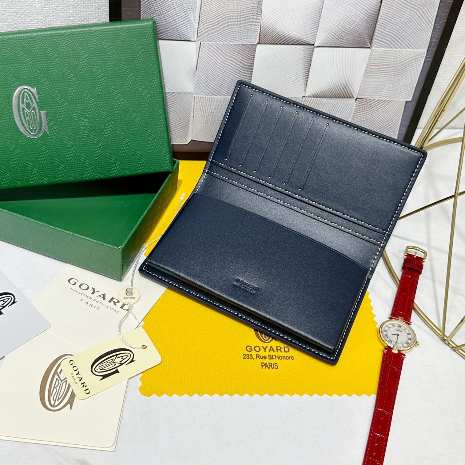 Goyard Blue Wallet 98029
