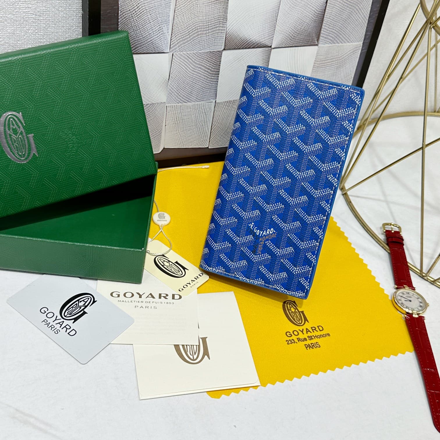 Goyard Blue Wallet 98029