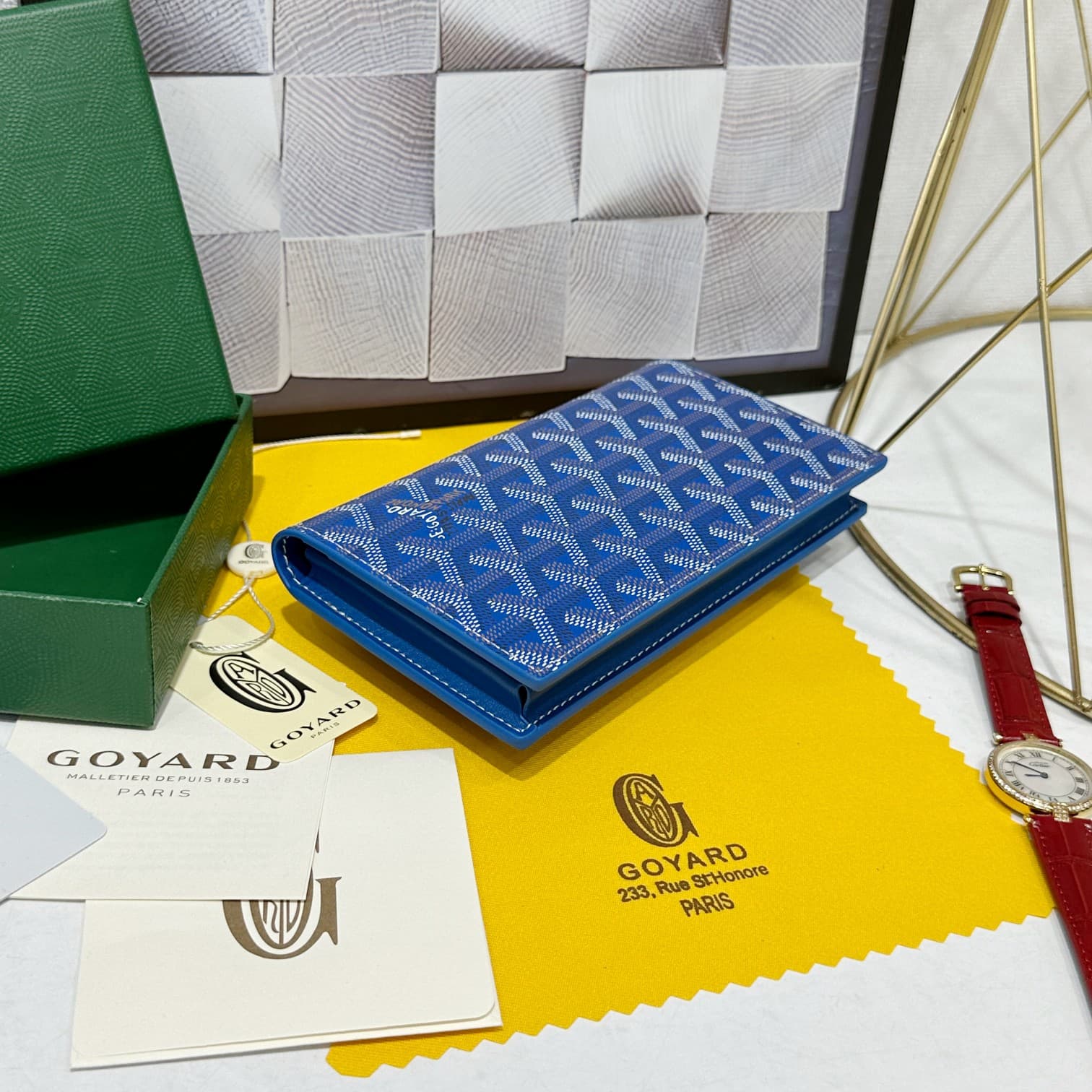 Goyard Blue Wallet 98029