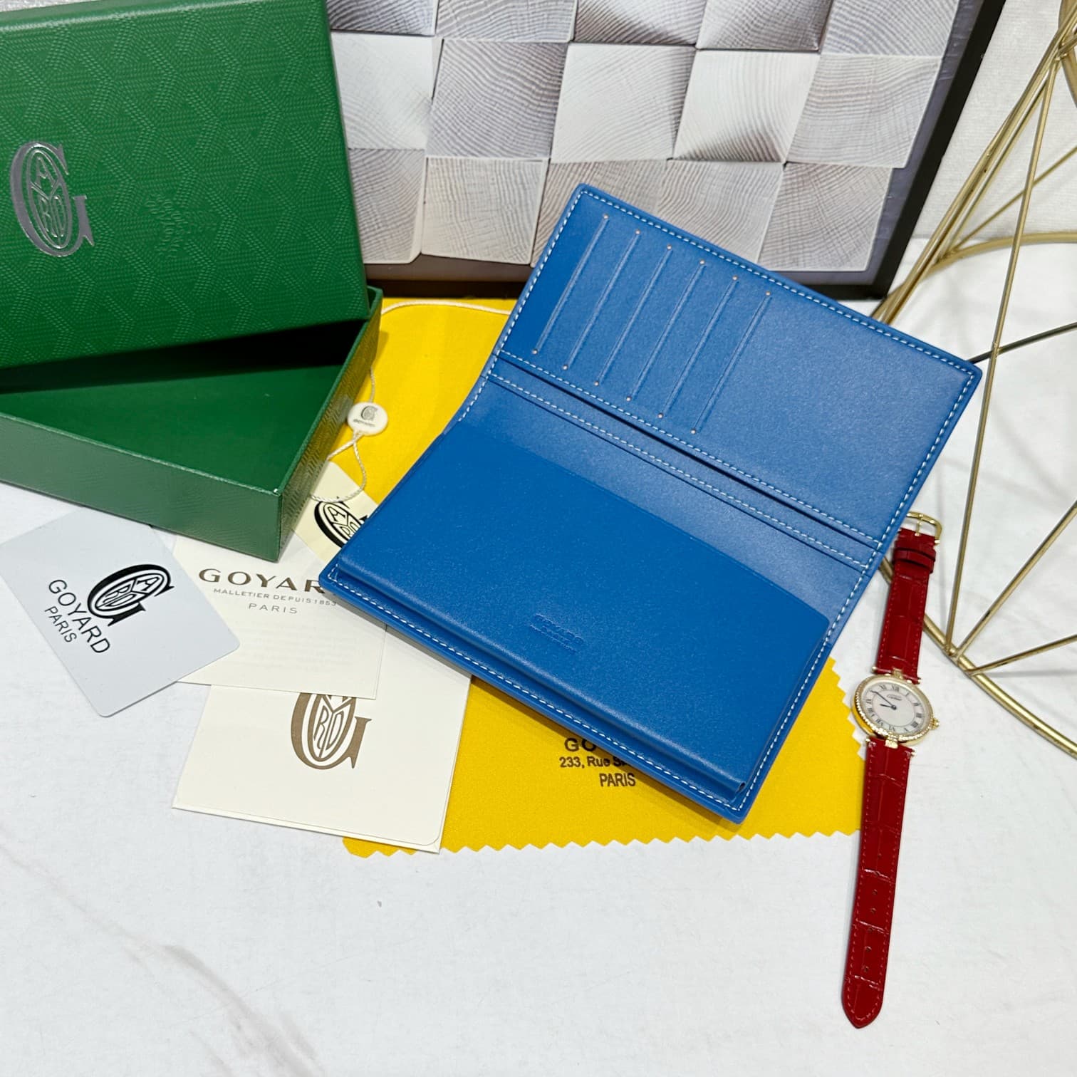 Goyard Blue Wallet 98029