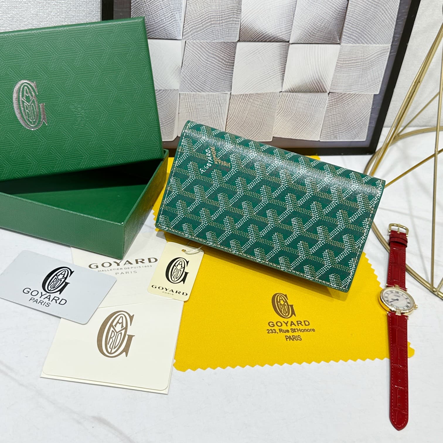 Goyard Green Wallet 98029