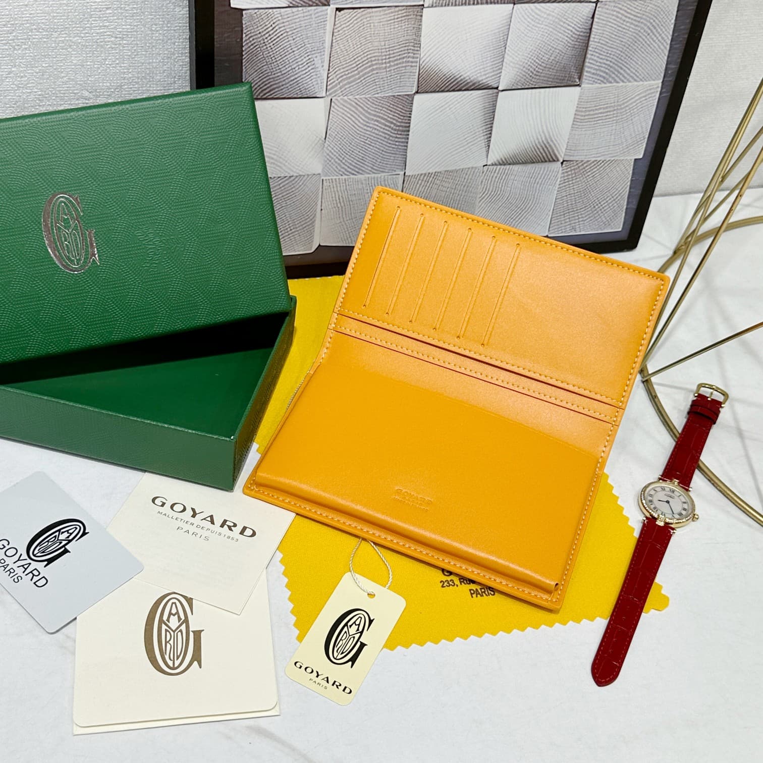 Goyard Yellow Wallet 98029
