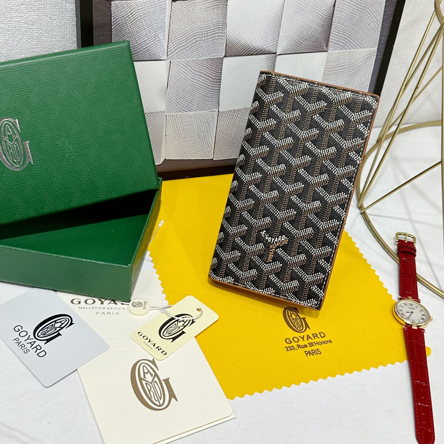 Goyard Black Wallet 98029