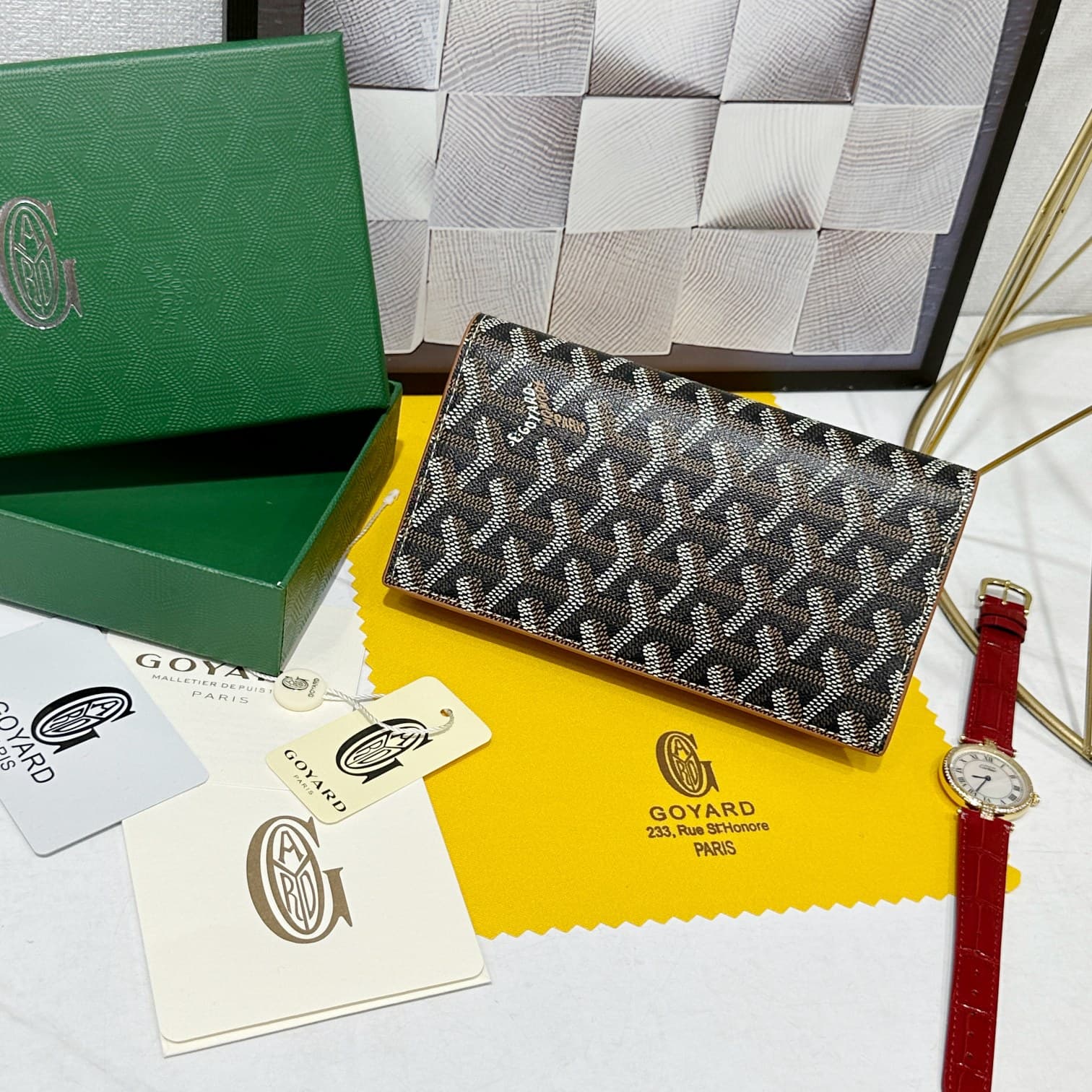Goyard Black Wallet 98029