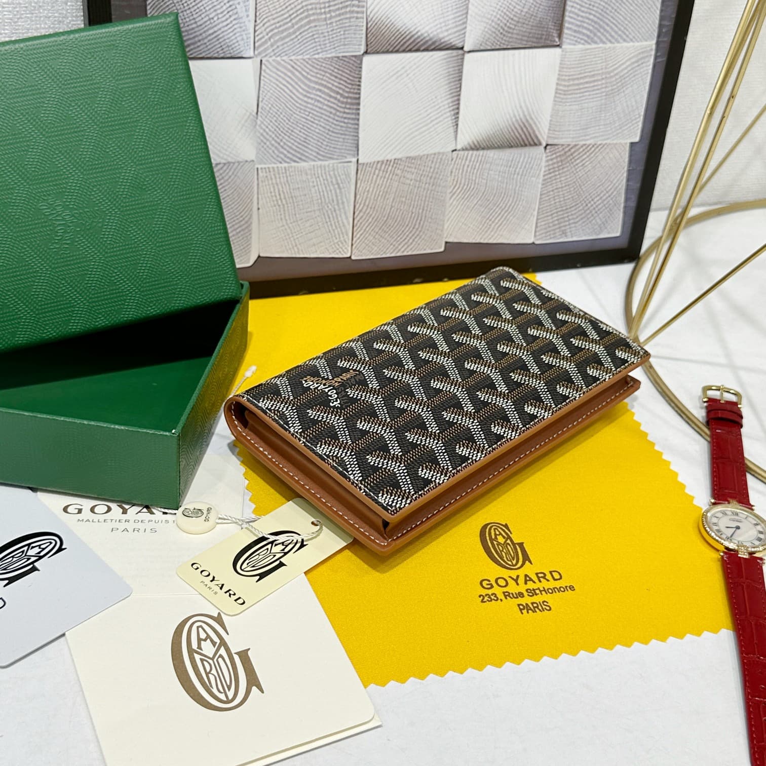 Goyard Black Wallet 98029