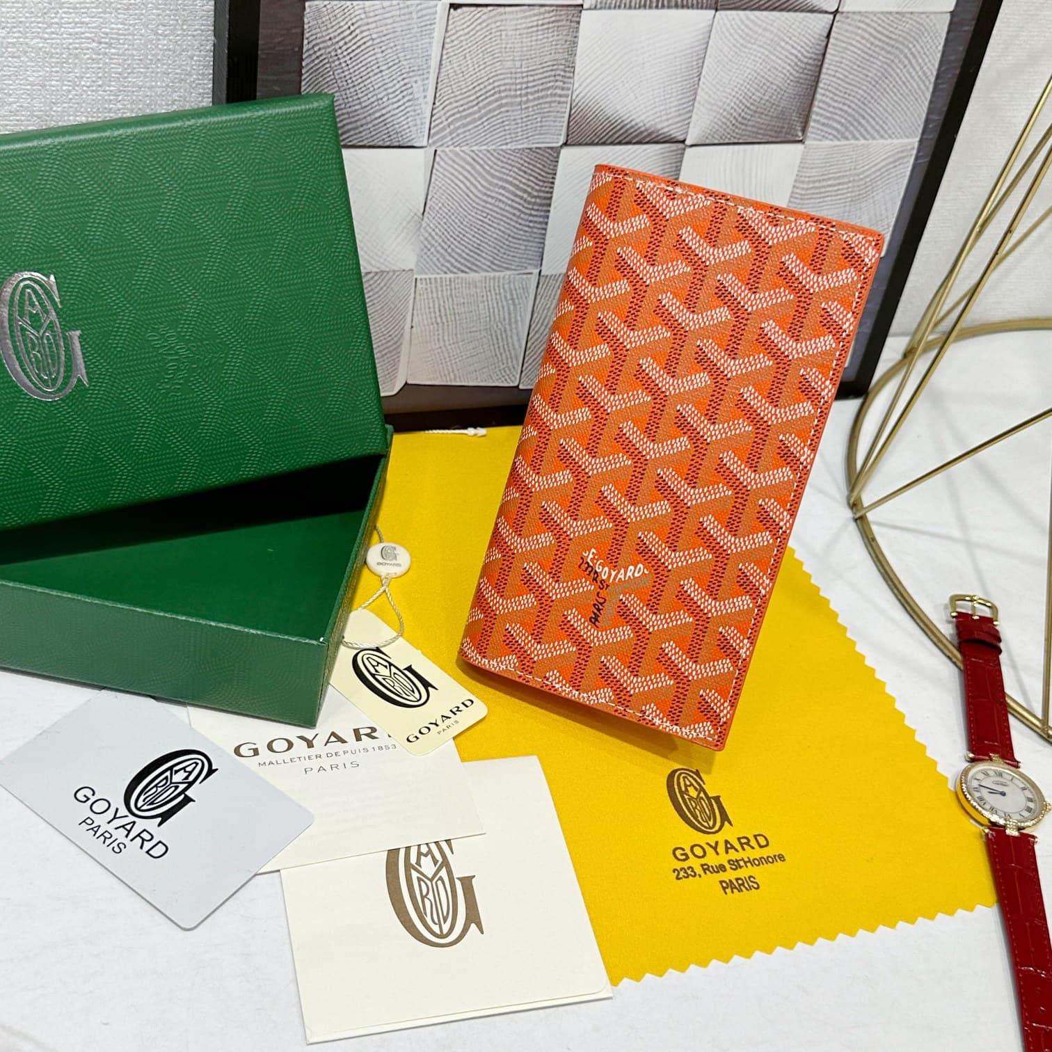 Goyard Orange Wallet 98029