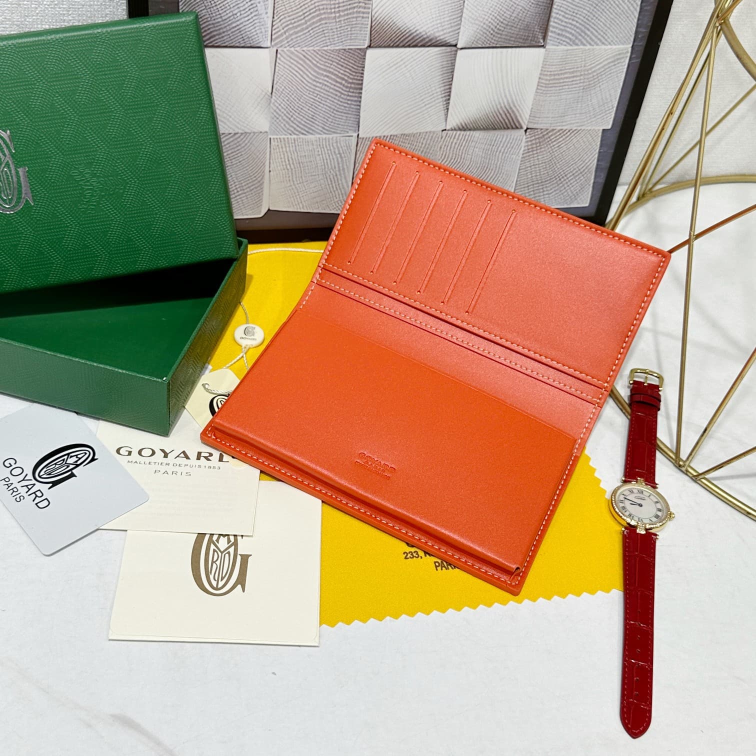 Goyard Orange Wallet 98029