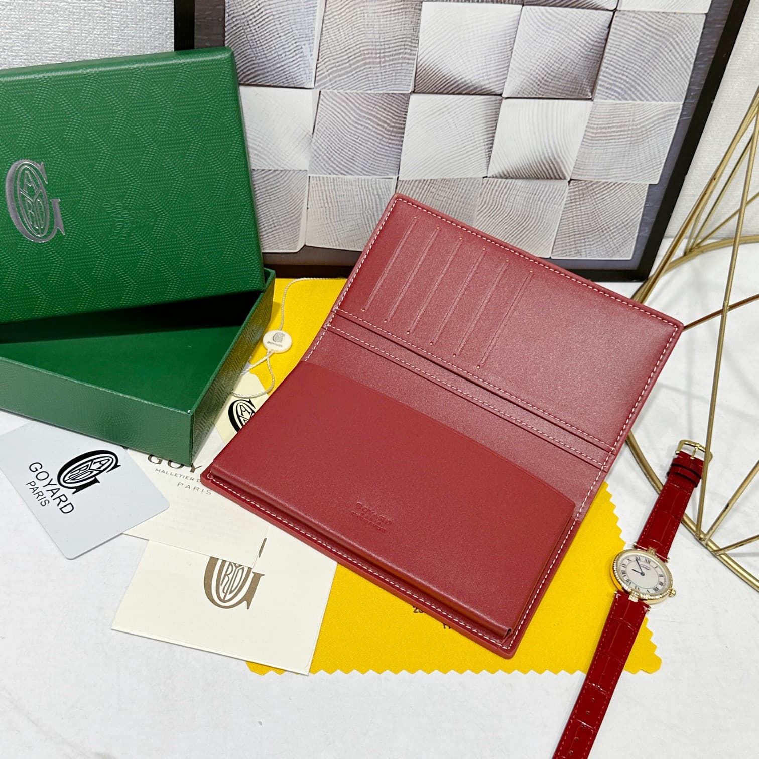Goyard Red Wallet 98029