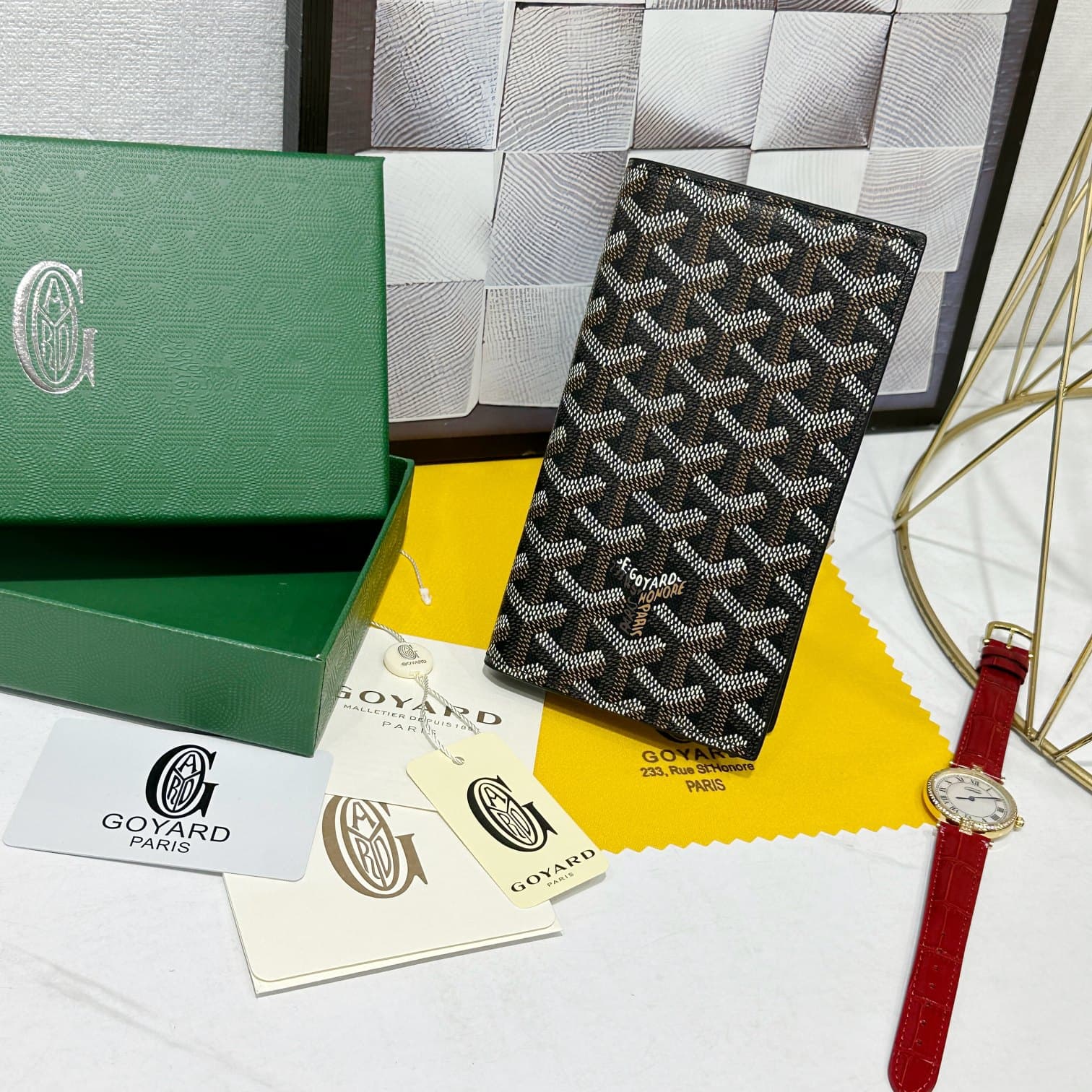 Goyard Black Wallet 98029