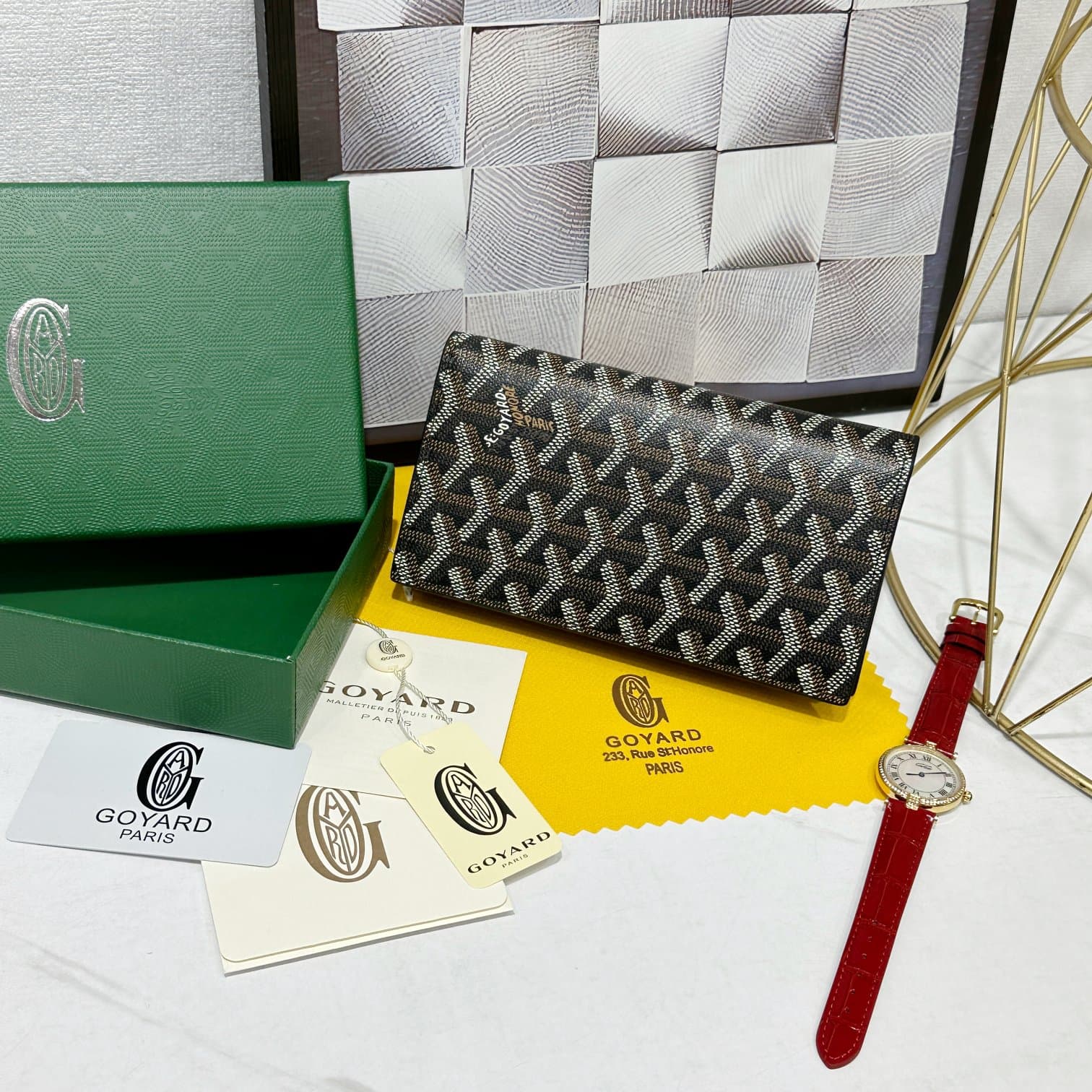 Goyard Black Wallet 98029