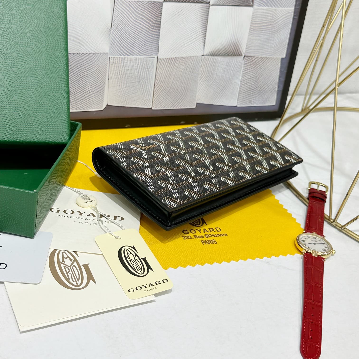 Goyard Black Wallet 98029