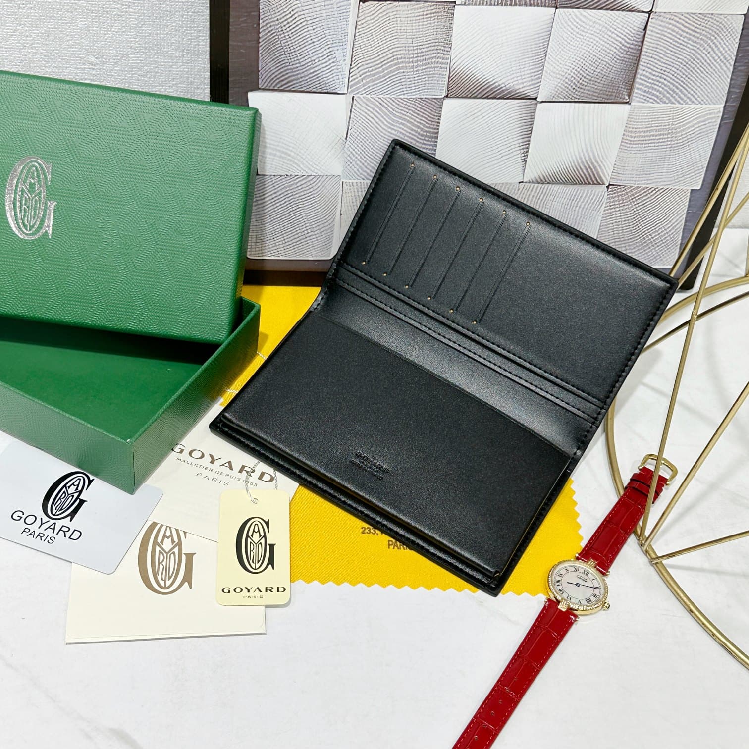Goyard Black Wallet 98029
