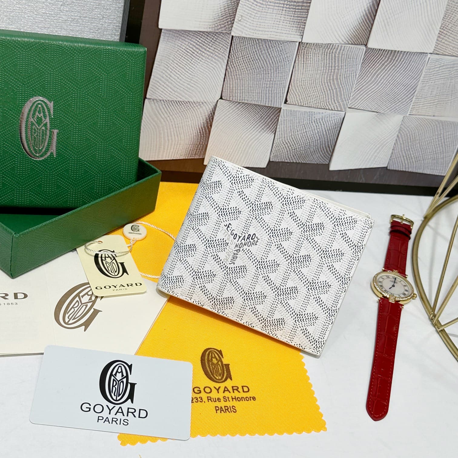 Goyard White Wallet 98126