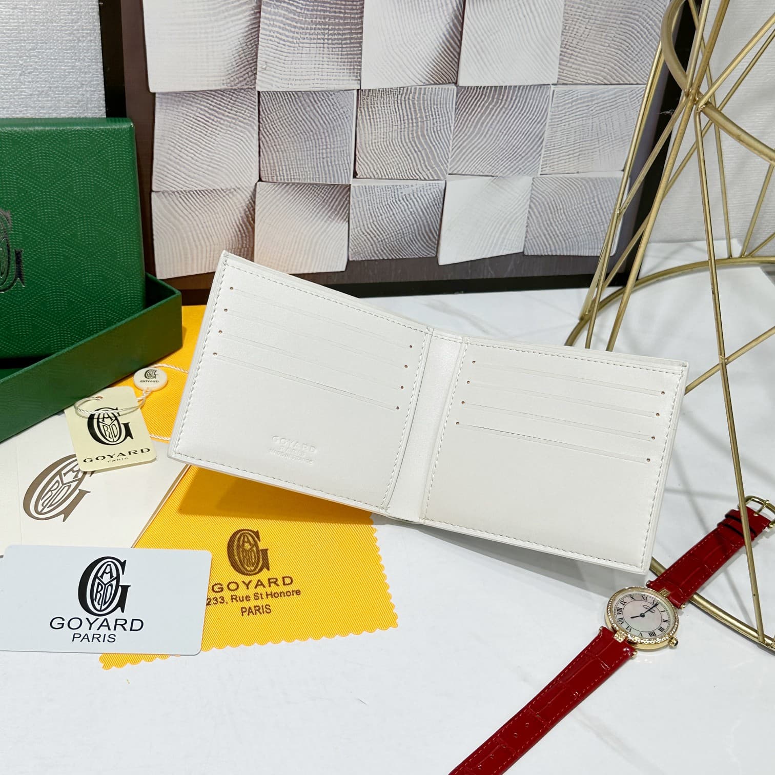 Goyard White Wallet 98126