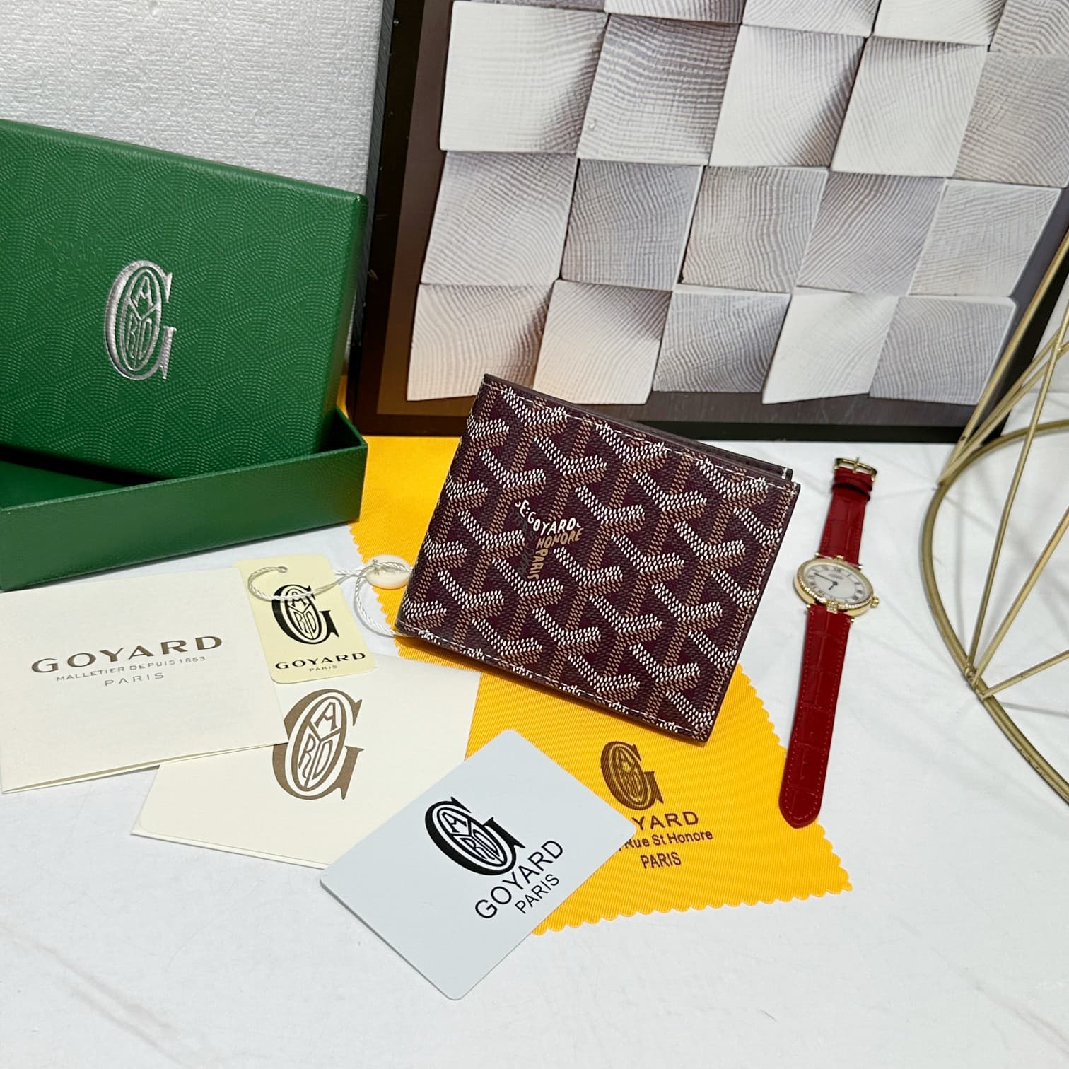 Goyard Red Wallet 98126