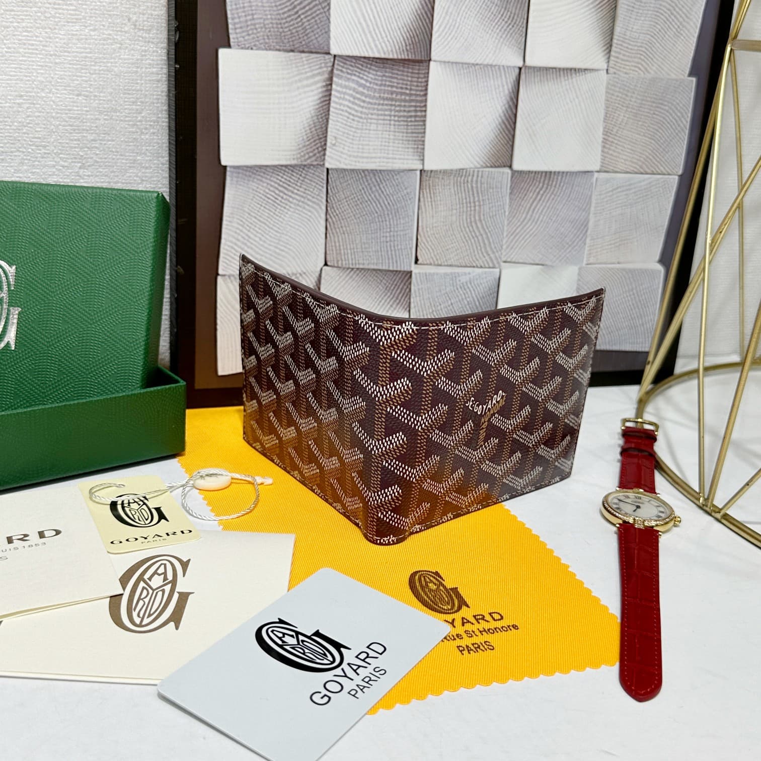 Goyard Red Wallet 98126