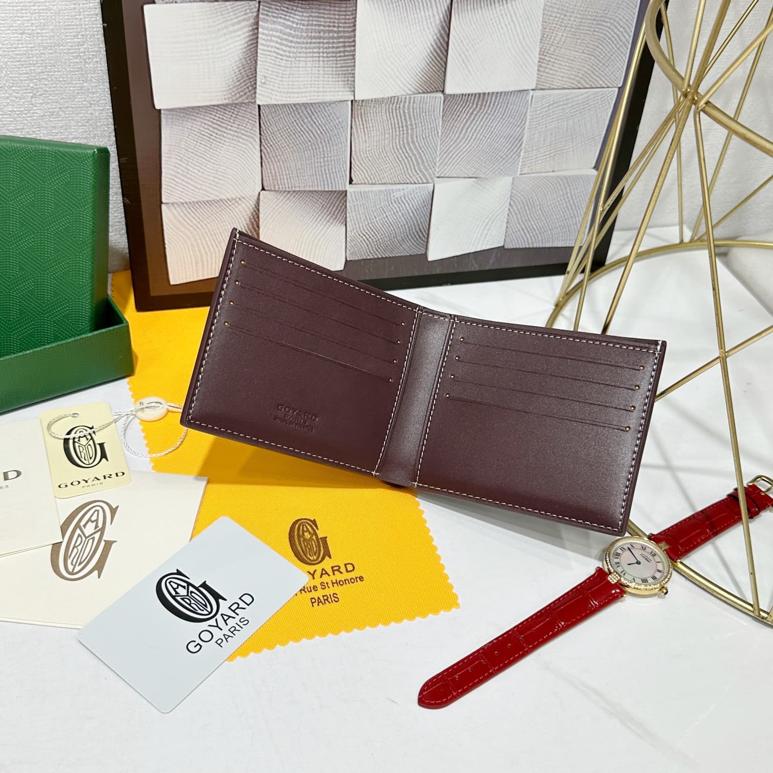 Goyard Red Wallet 98126