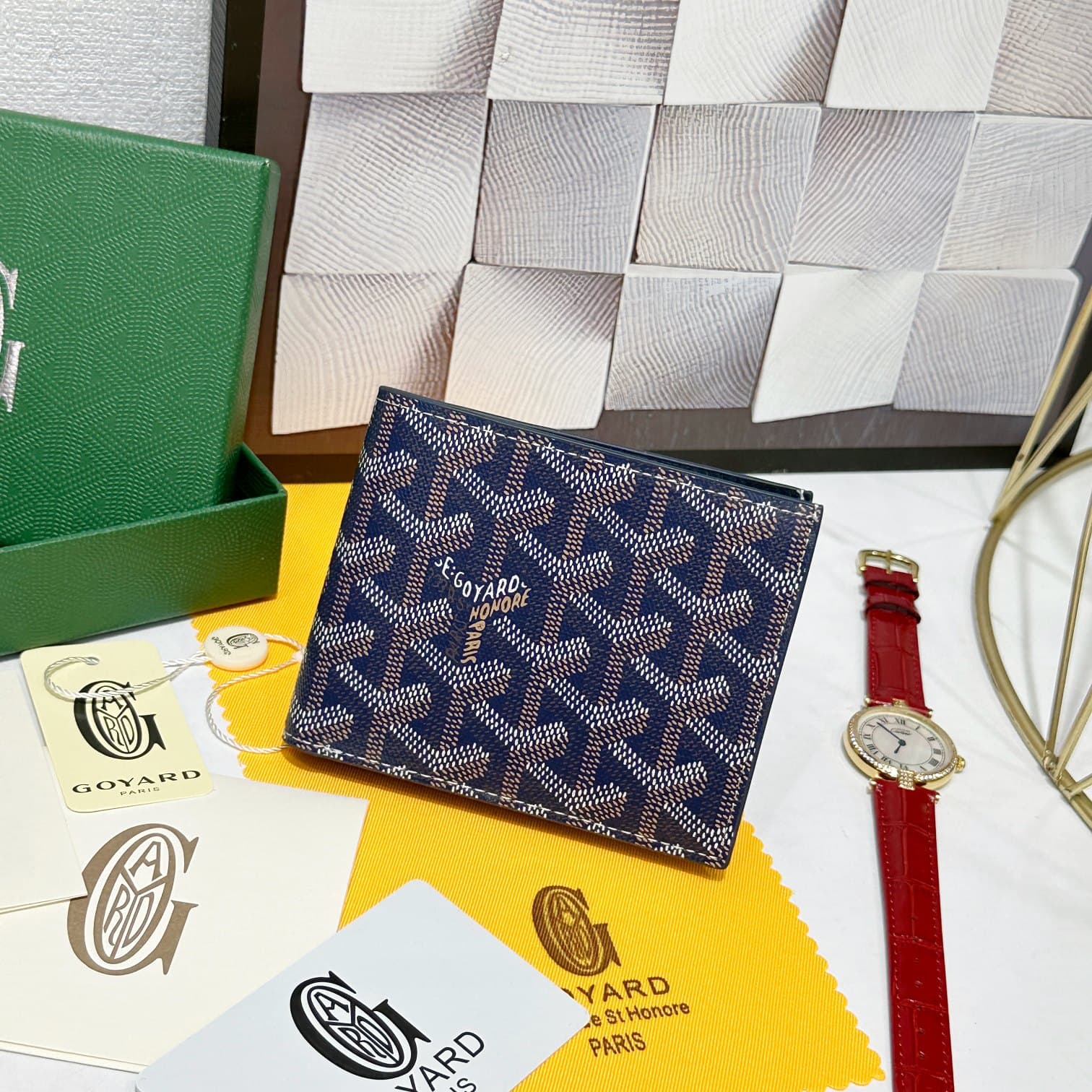 Goyard Blue Wallet 98126