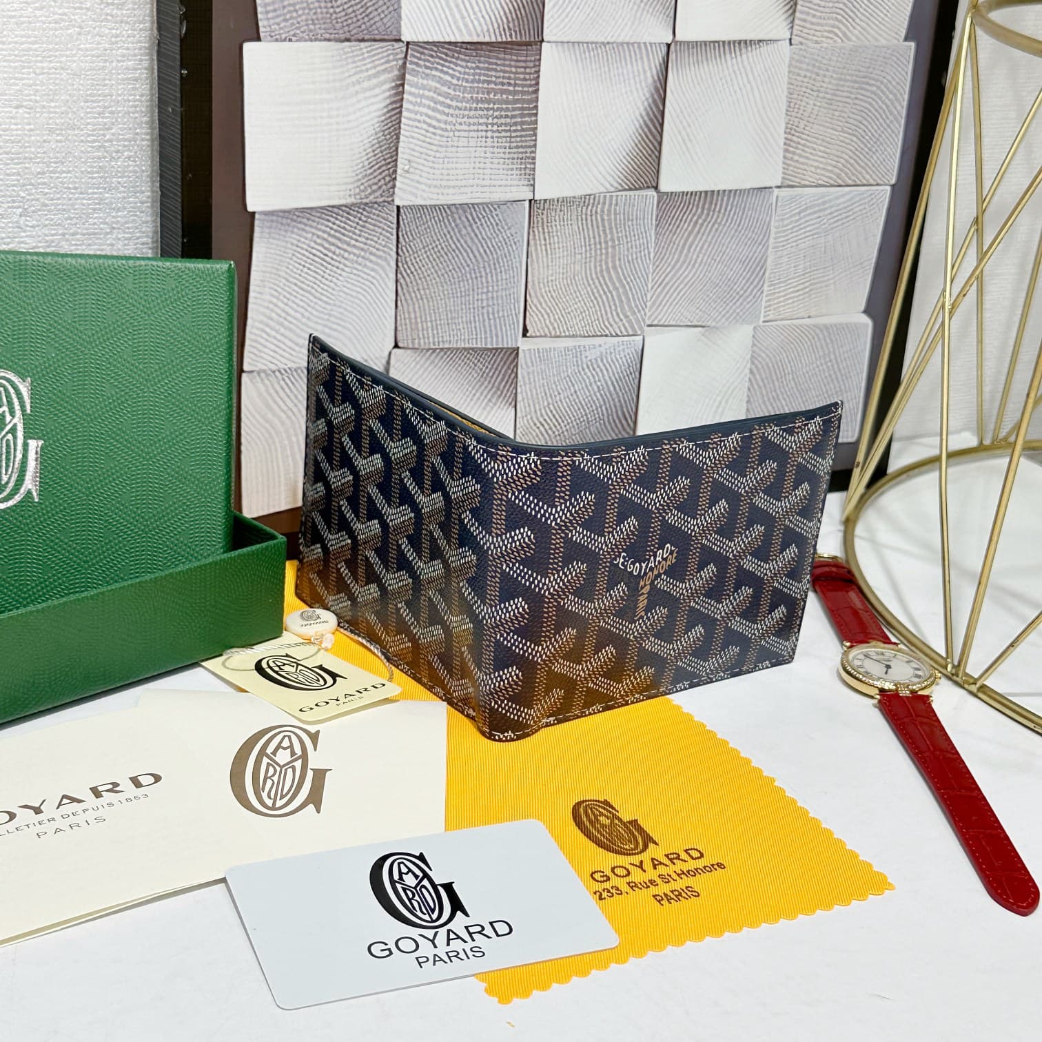 Goyard Blue Wallet 98126