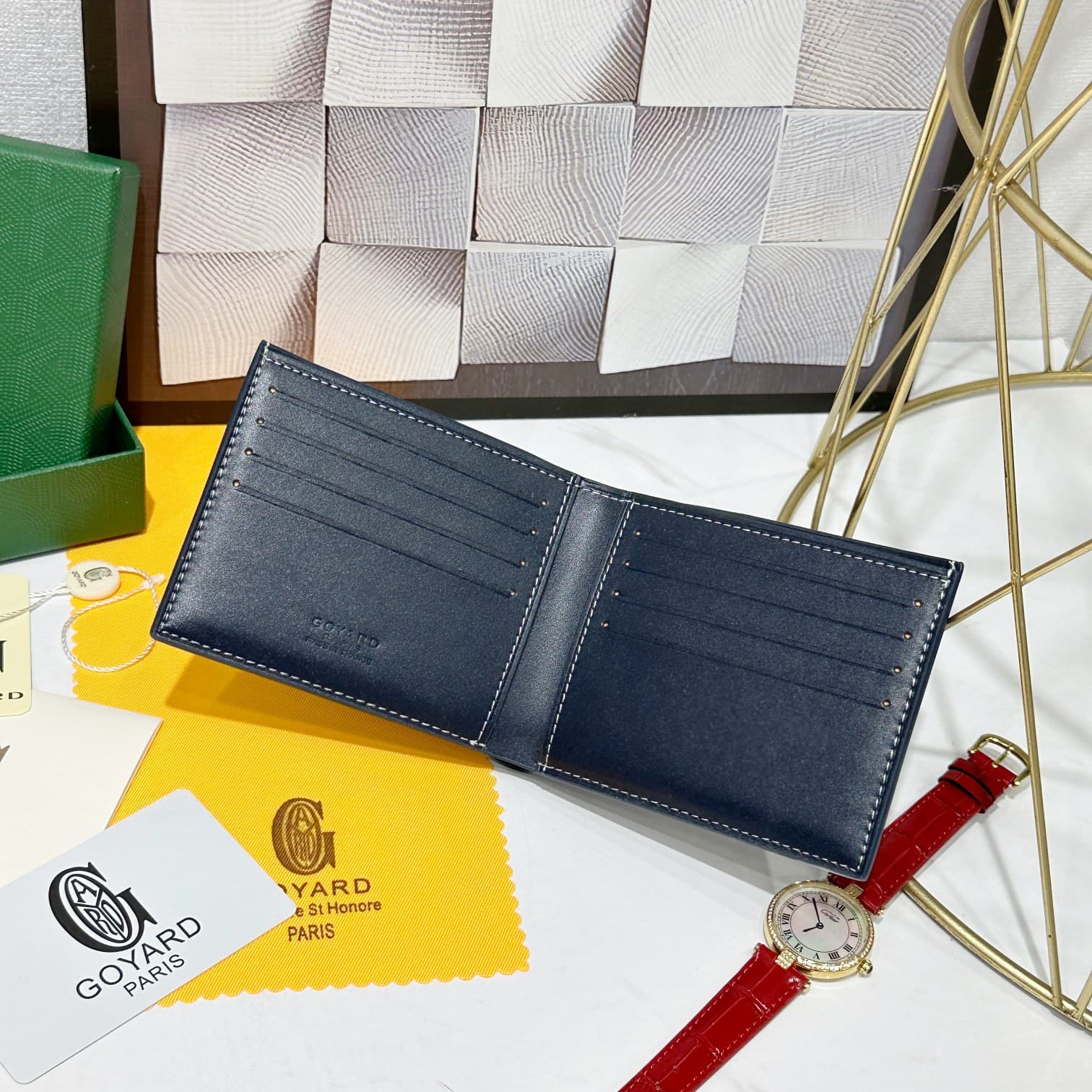 Goyard Blue Wallet 98126