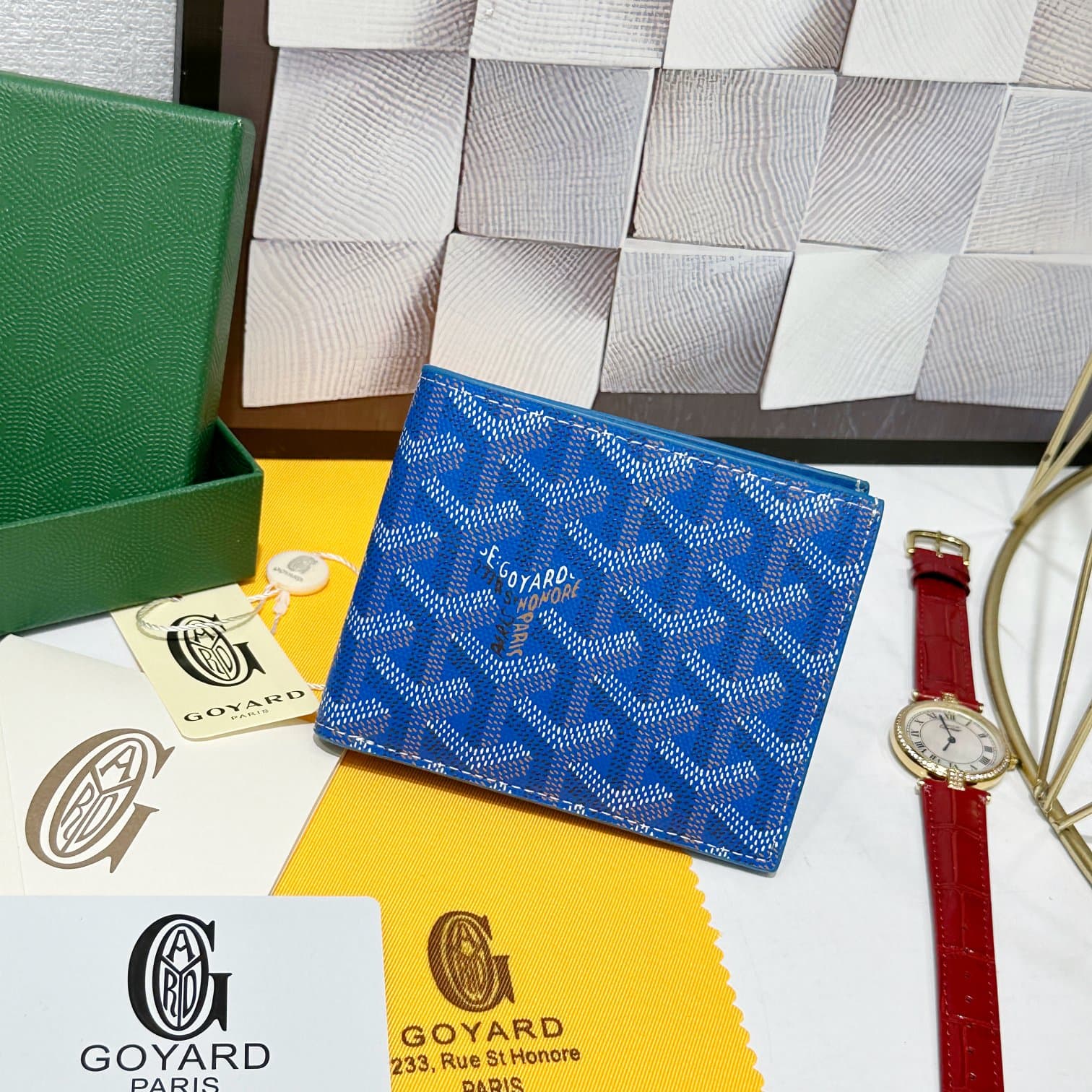 Goyard Blue Wallet 98126
