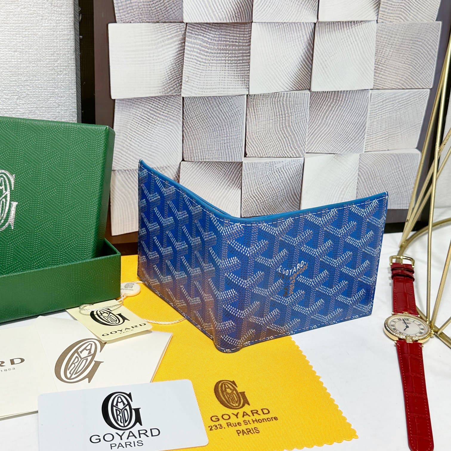 Goyard Blue Wallet 98126