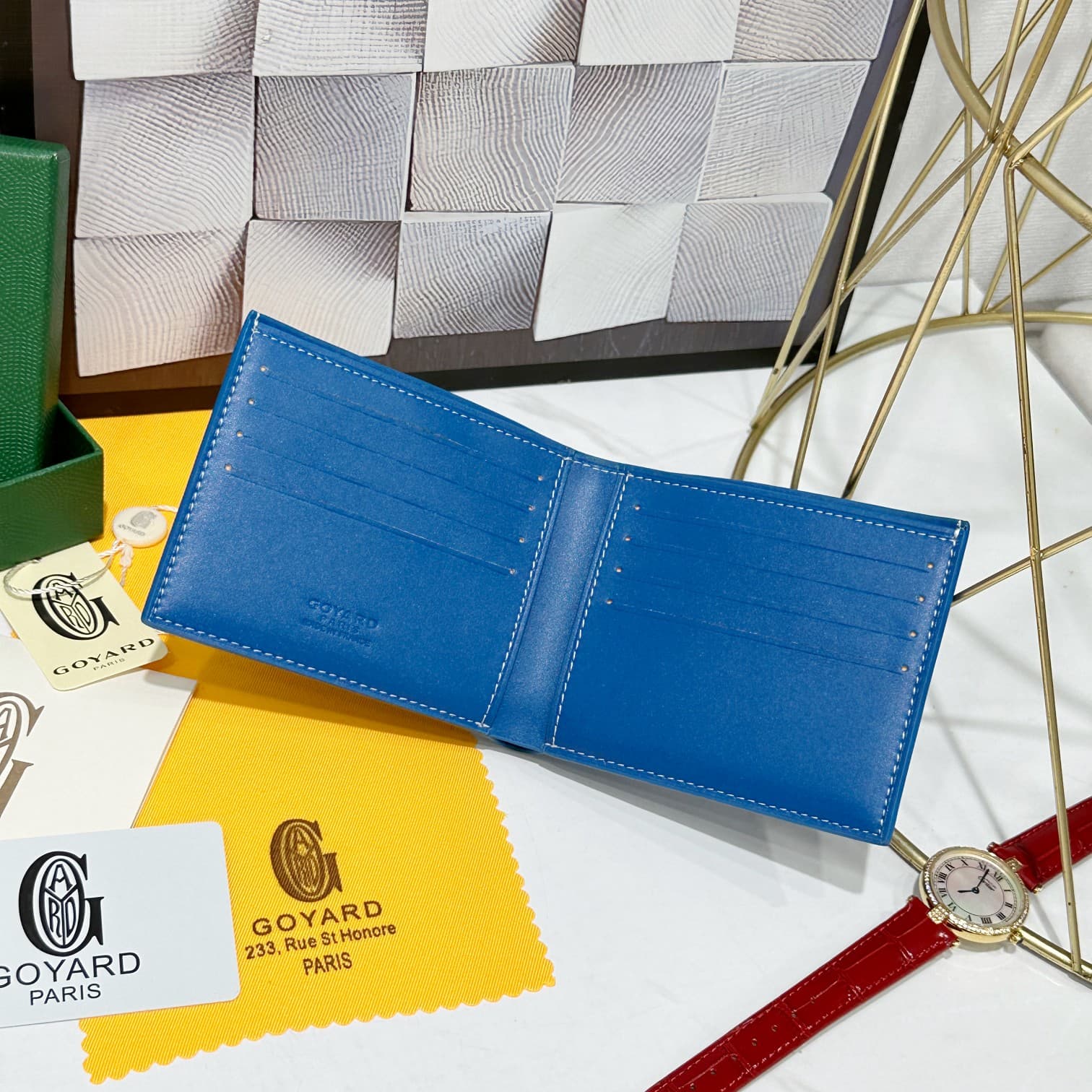 Goyard Blue Wallet 98126