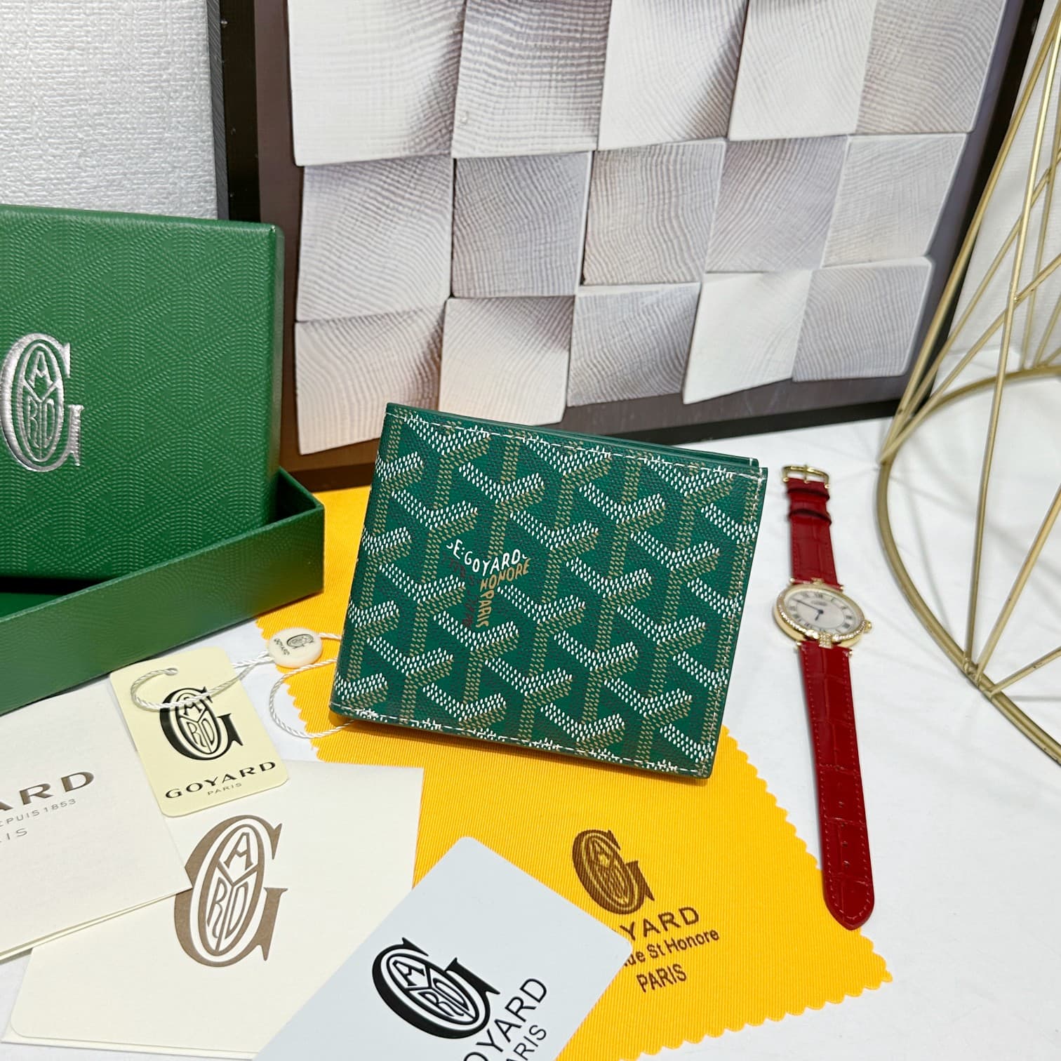 Goyard Green Wallet 98126